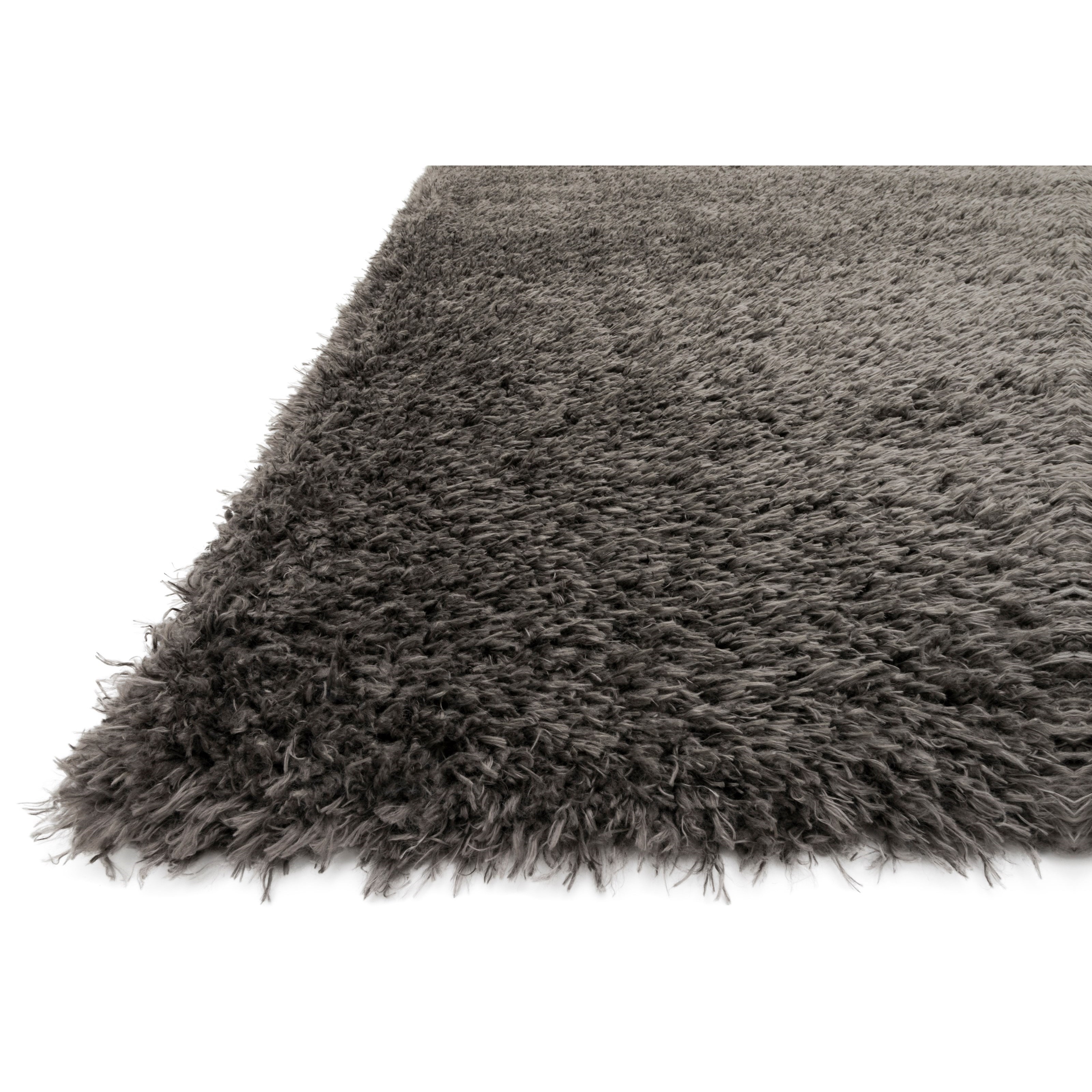 Loloi Rugs Kayla Shag 1'6" x 1'6"  Grey Rug