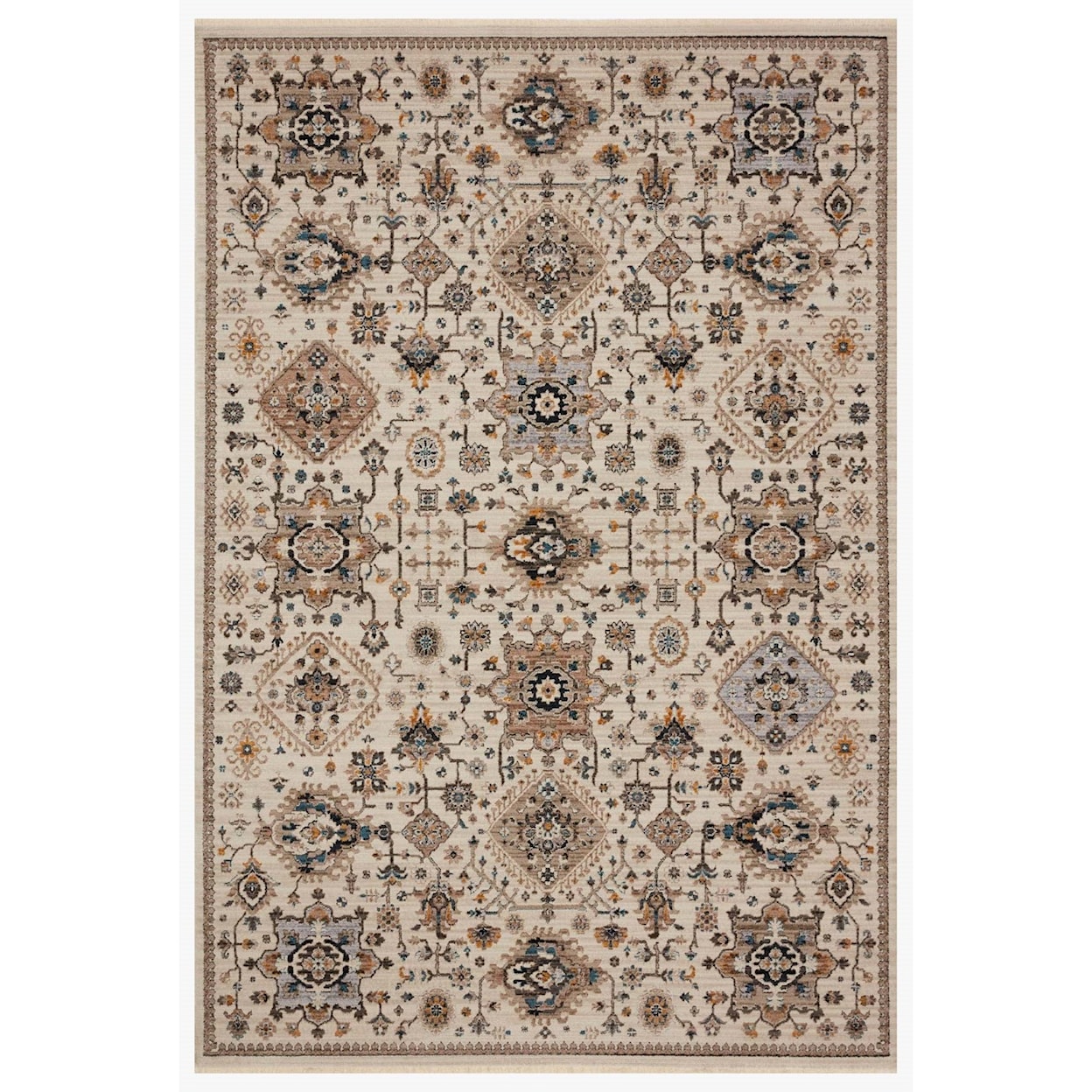 Loloi Rugs Leigh 4'0" x 5'5" Ivory / Taupe Rug