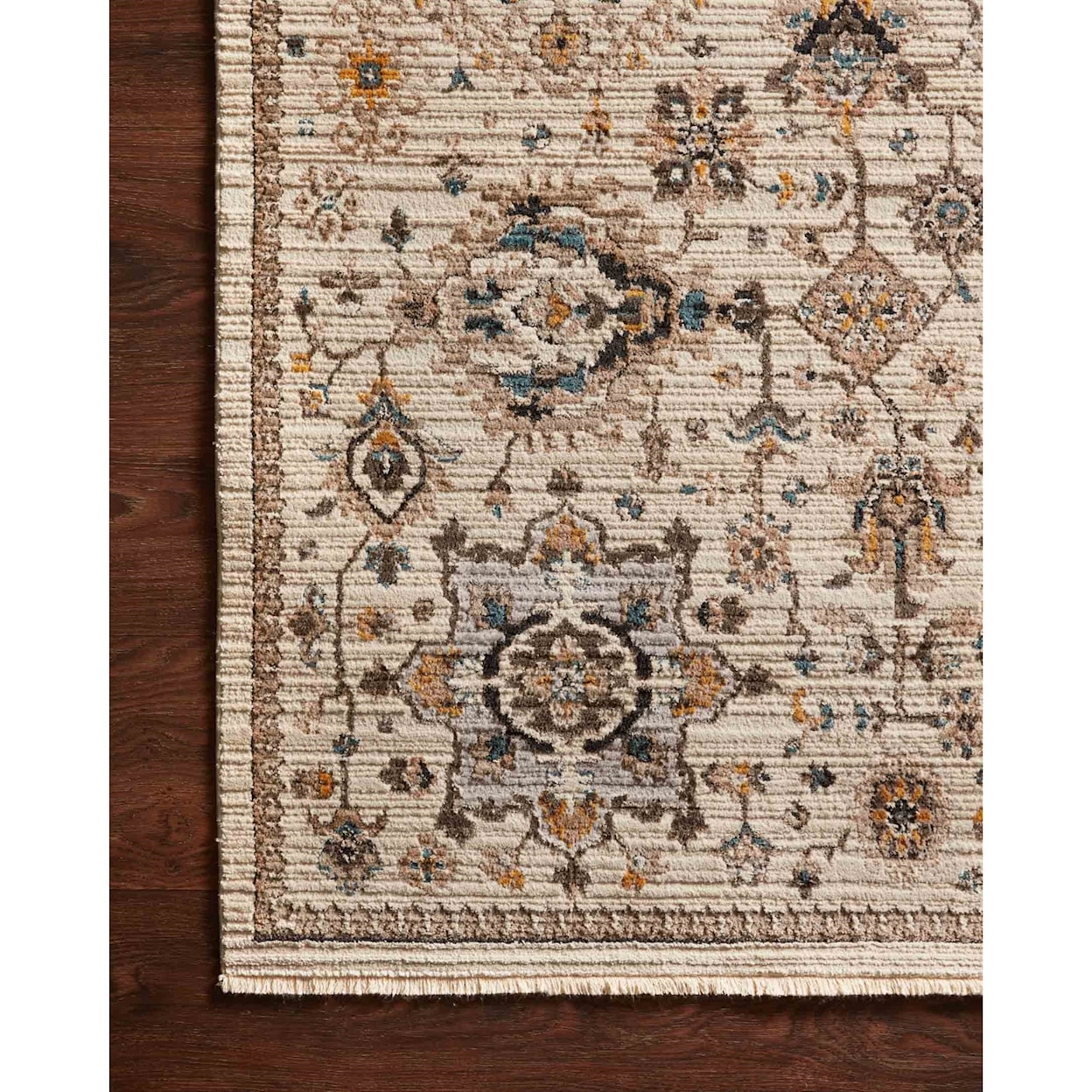 Reeds Rugs Leigh 4'0" x 5'5" Ivory / Taupe Rug