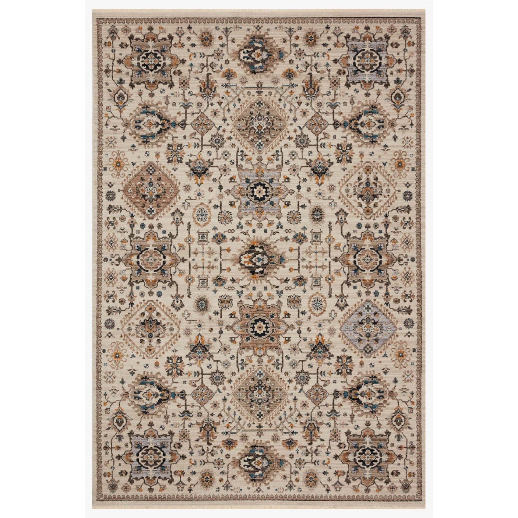 Loloi Rugs Leigh 5'3" x 7'6" Ivory / Taupe Rug
