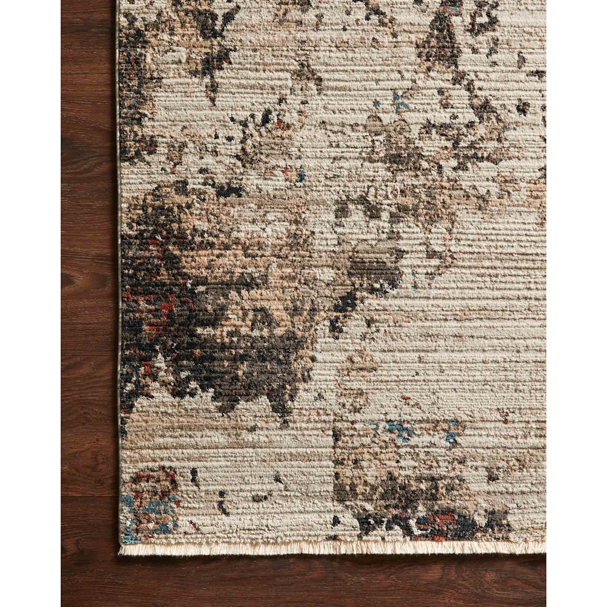 Loloi Rugs Leigh 2'7" x 7'8" Ivory / Charcoal Rug