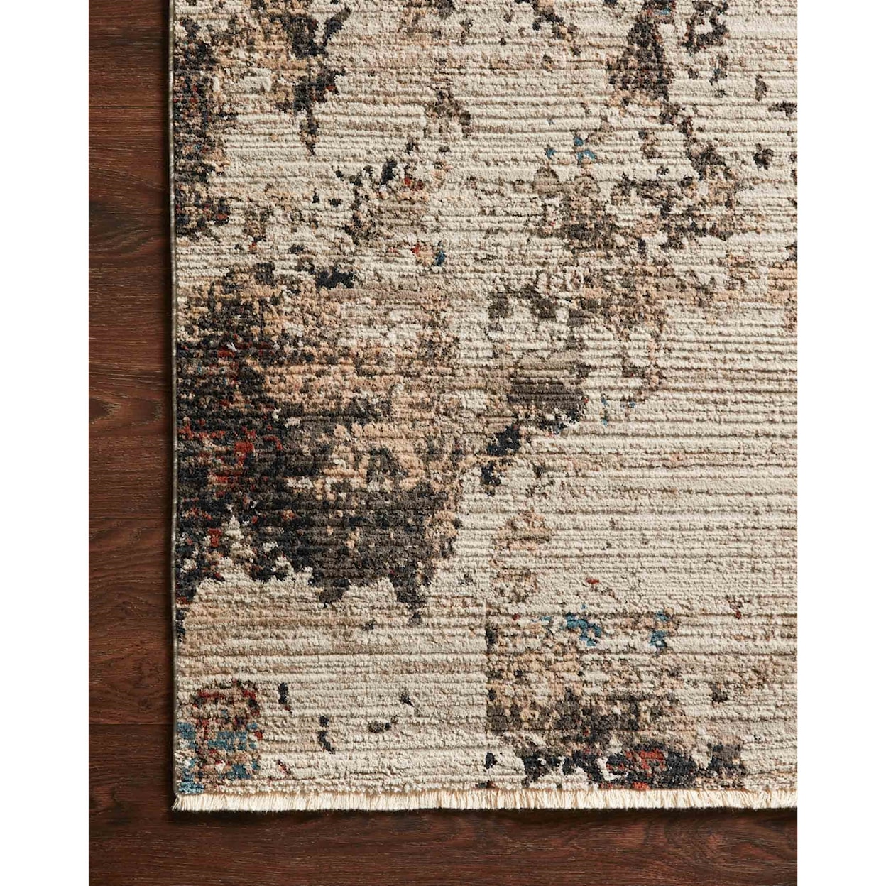 Loloi Rugs Leigh 2'7" x 10'10" Ivory / Charcoal Rug