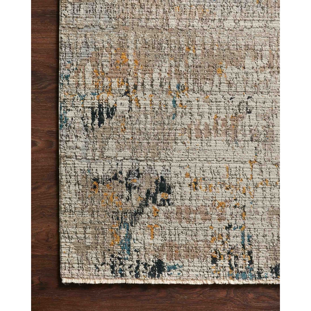 Loloi Rugs Leigh 4'0" x 5'5" Ivory / Granite Rug