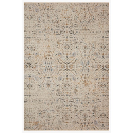 18" x 18"  Ivory / Straw Rug
