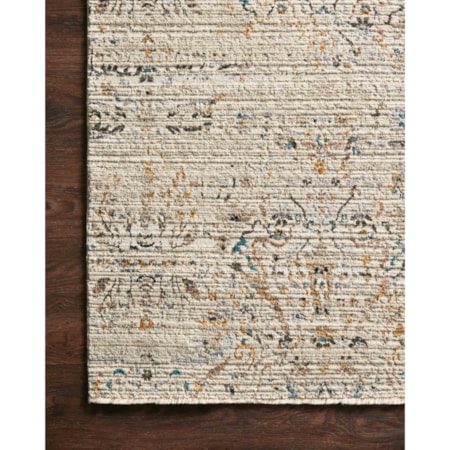 18" x 18"  Ivory / Straw Rug