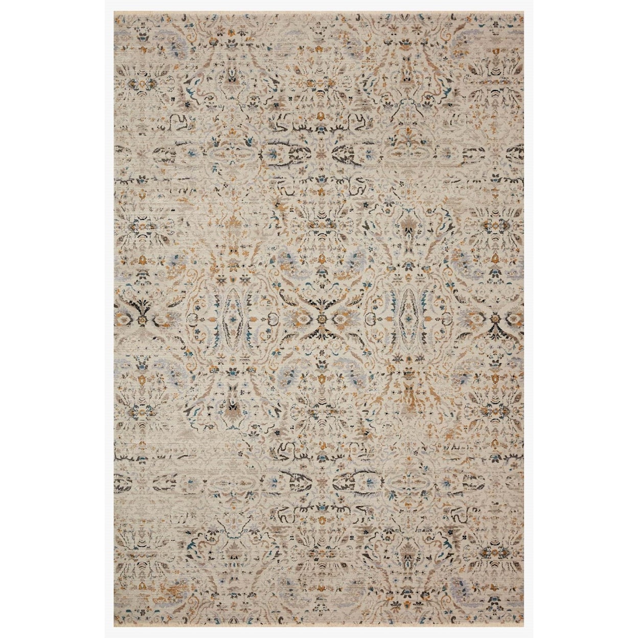 Loloi Rugs Leigh 5'3" x 7'6" Ivory / Straw Rug