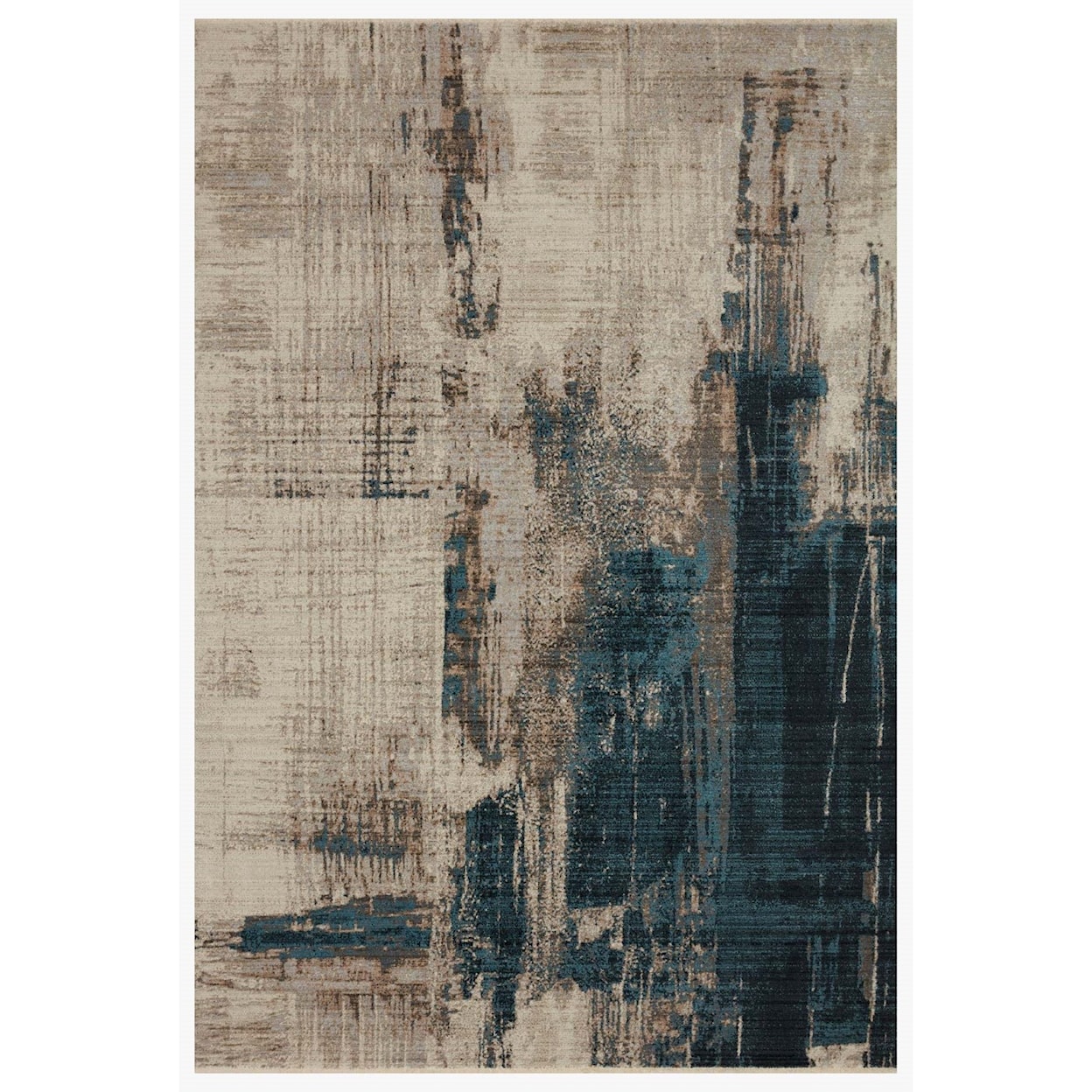 Loloi Rugs Leigh 18" x 18"  Slate / Denim Rug