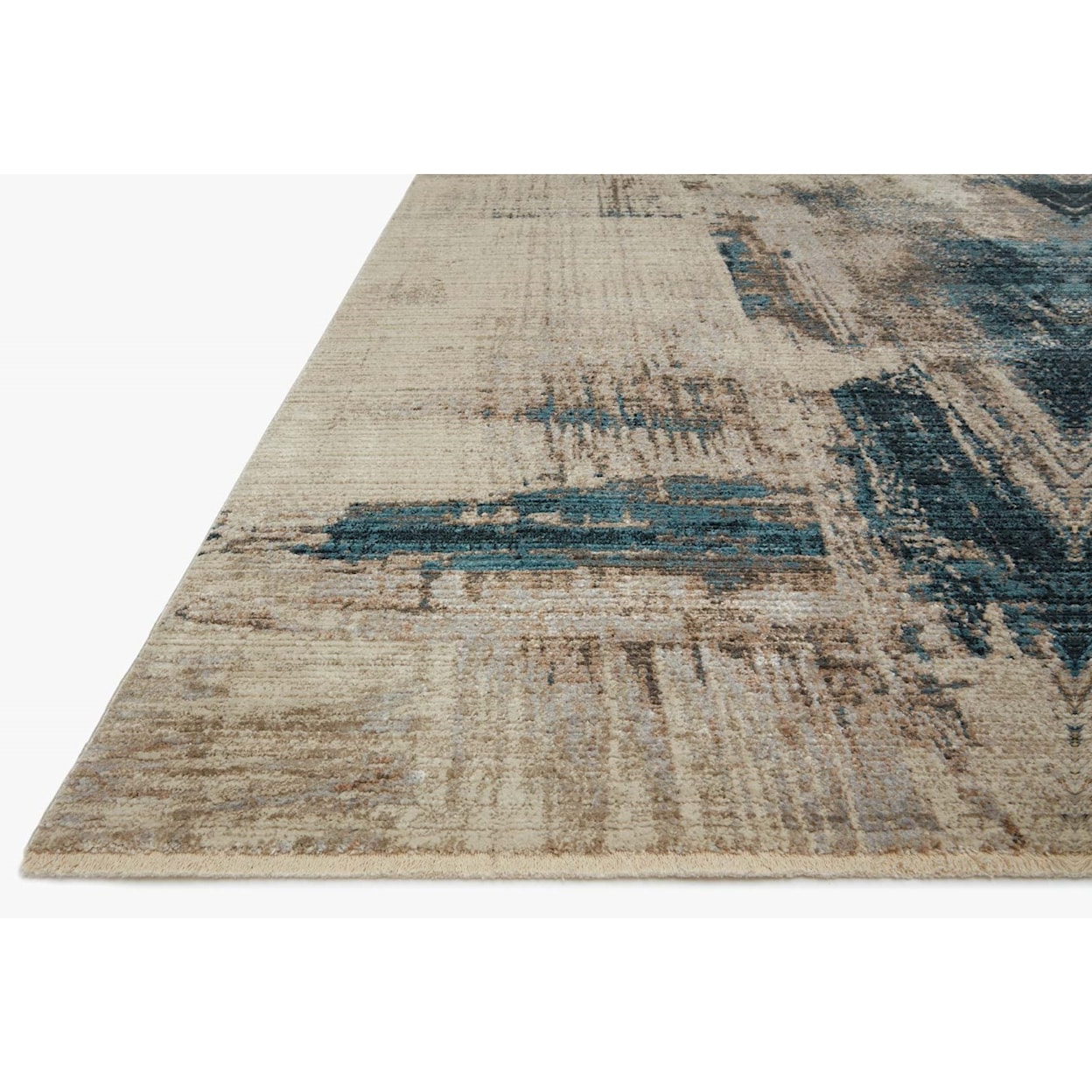 Loloi Rugs Leigh 18" x 18"  Slate / Denim Rug