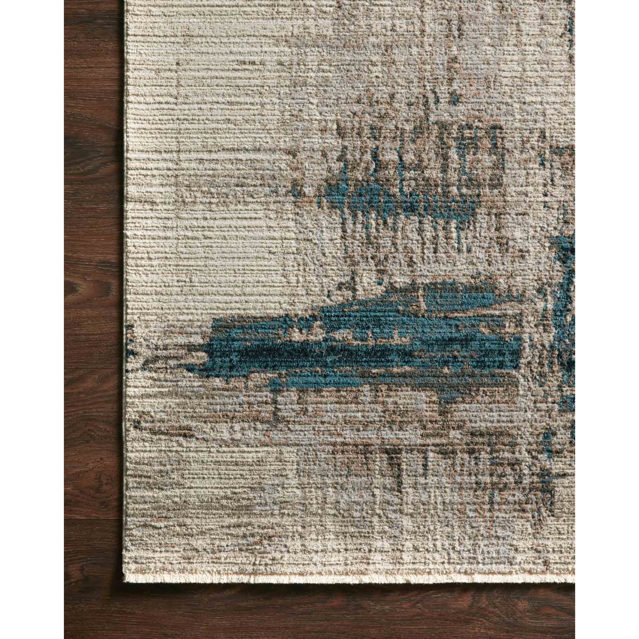 Loloi Rugs Leigh 2'7" x 7'8" Slate / Denim Rug