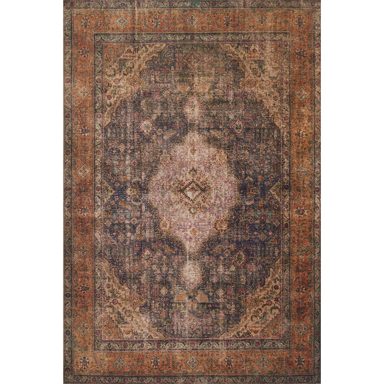 Loloi Rugs Loren 1'6" x 1'6"  Plum / Multi Rug