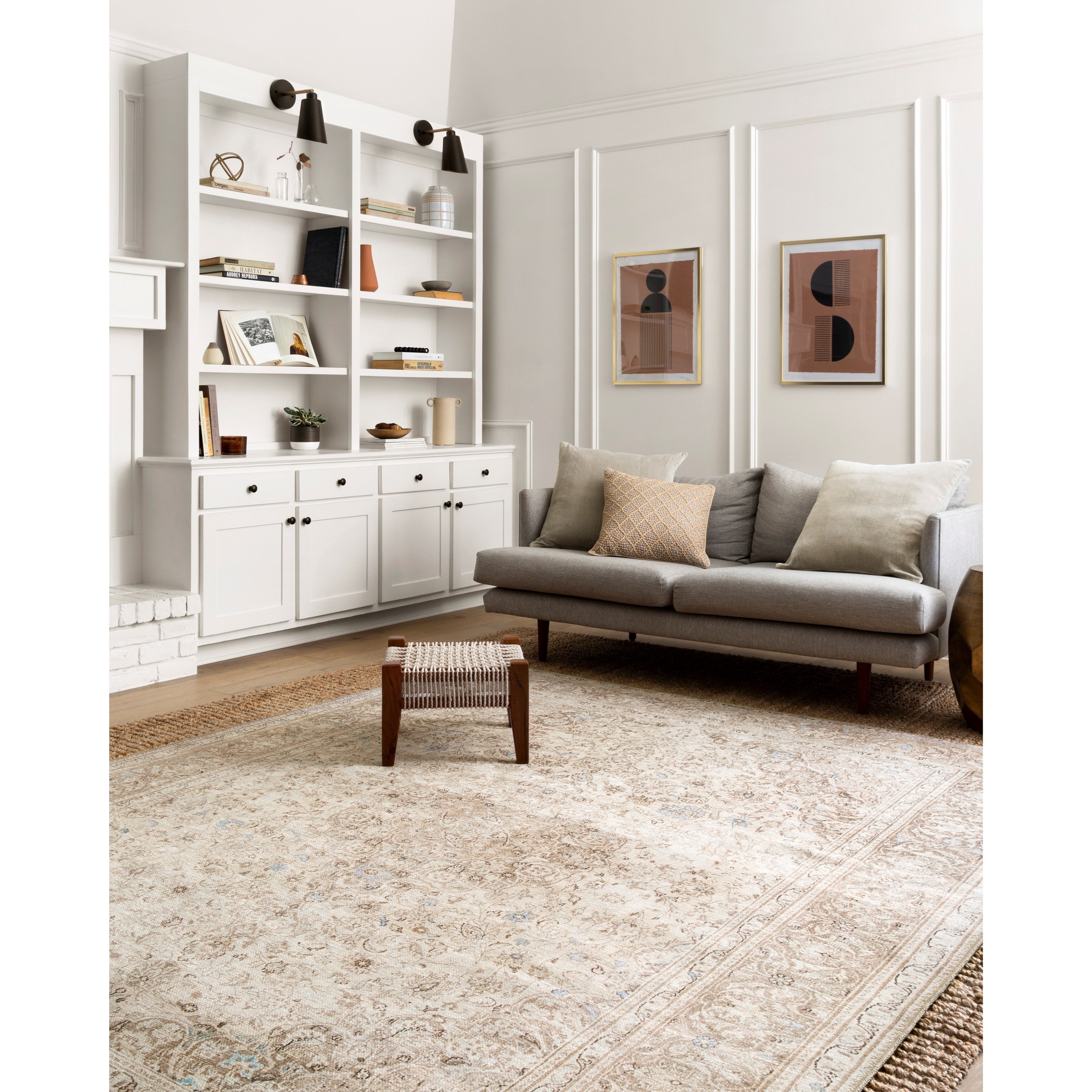 Loloi Rugs Loren 1'6" x 1'6"  Sand / Taupe Rug