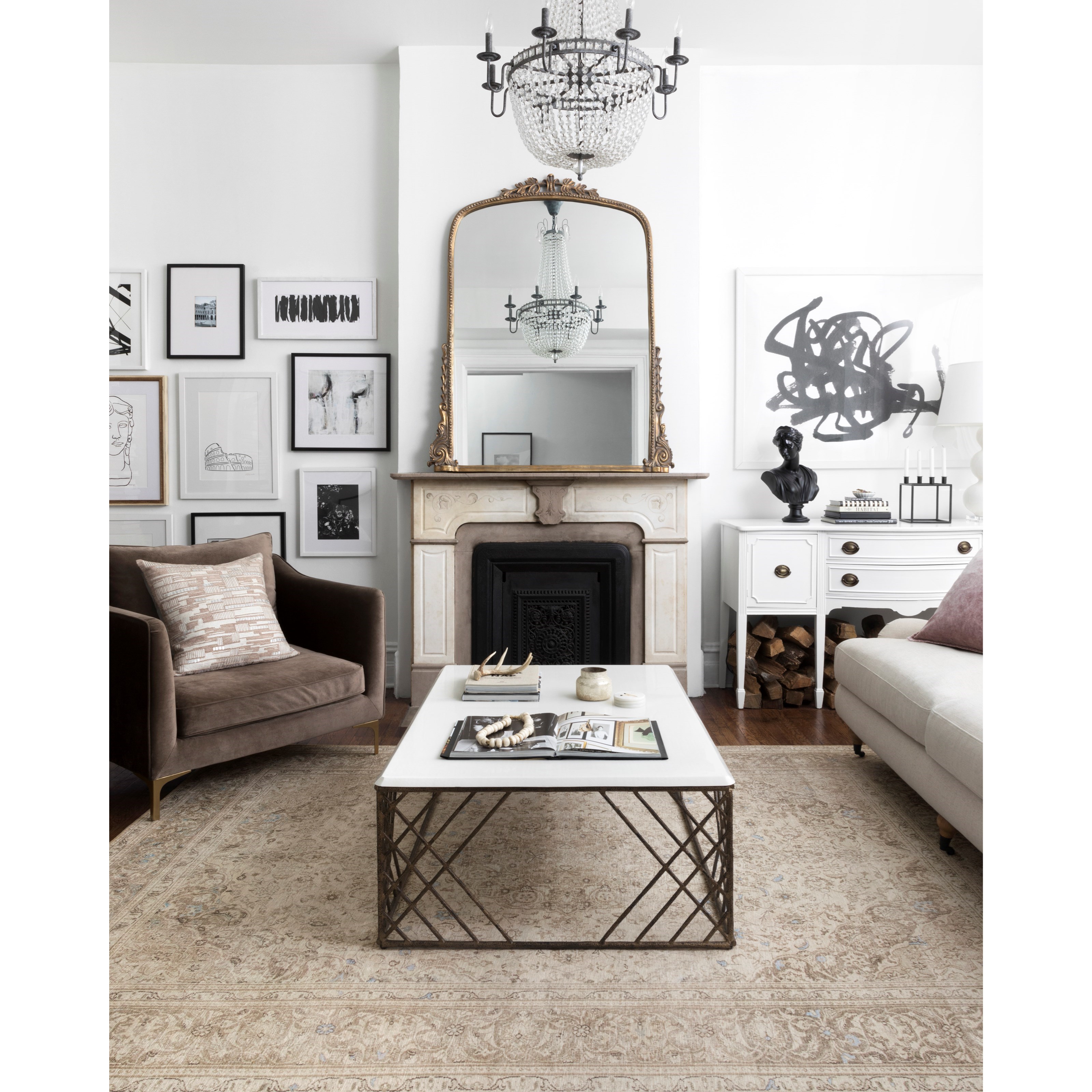 Loloi Rugs Loren 1'6" x 1'6"  Sand / Taupe Rug