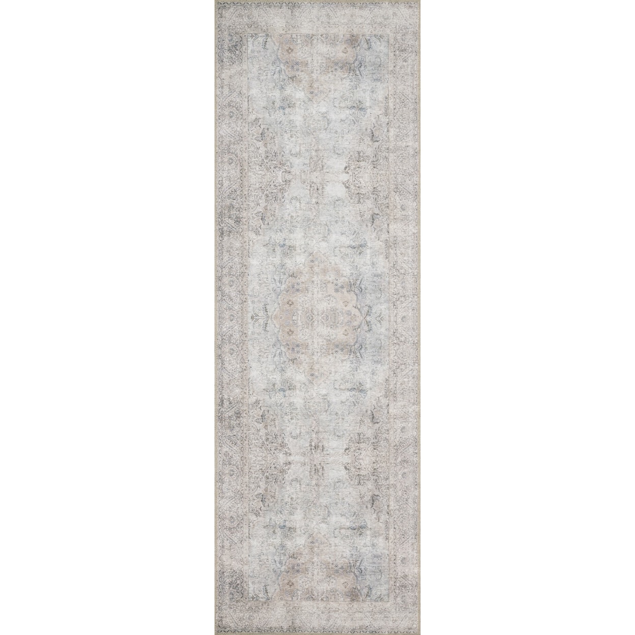 Reeds Rugs Loren 1'6" x 1'6"  Silver / Slate Rug