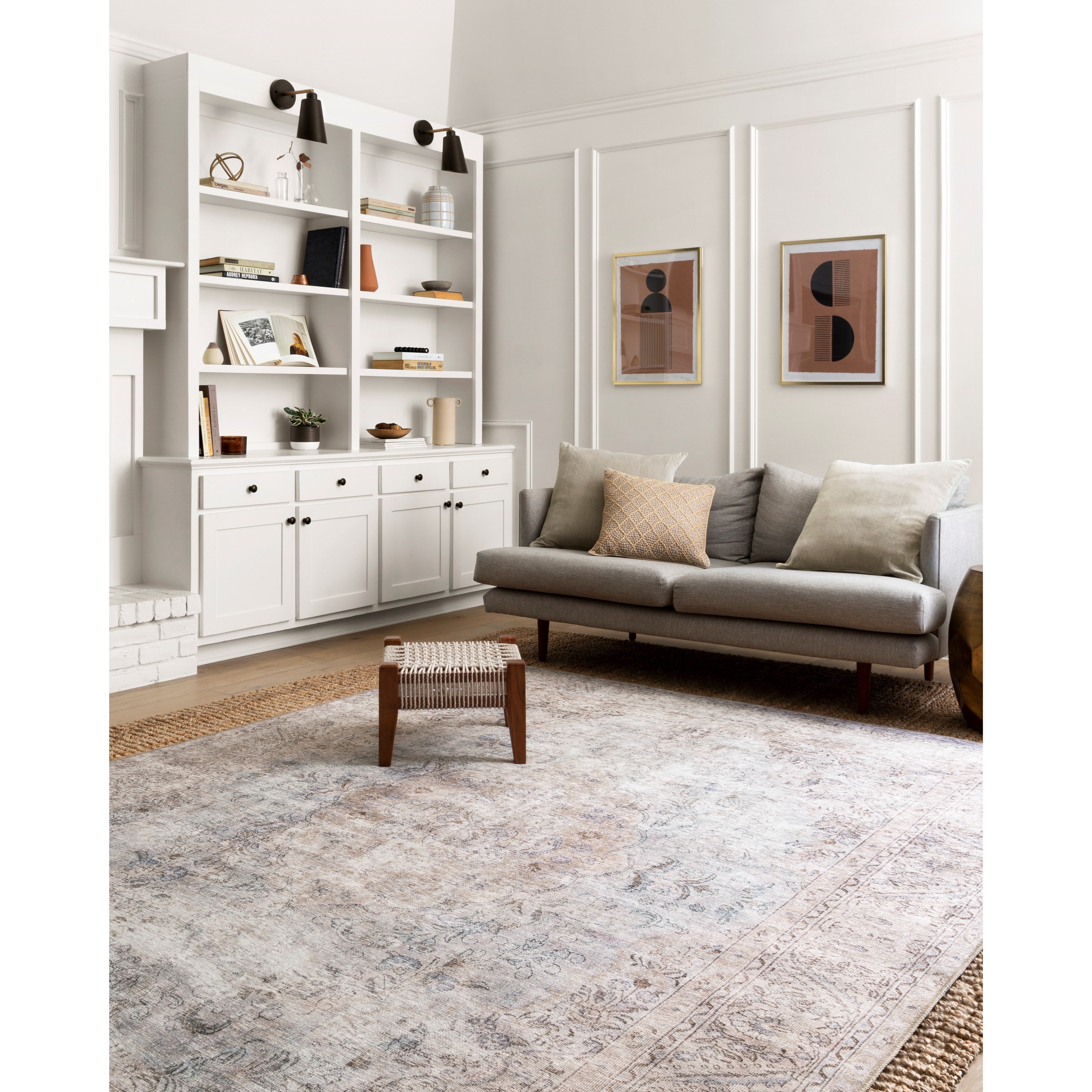 Loloi Rugs Loren 8'4" x 11'6" Silver / Slate Rug