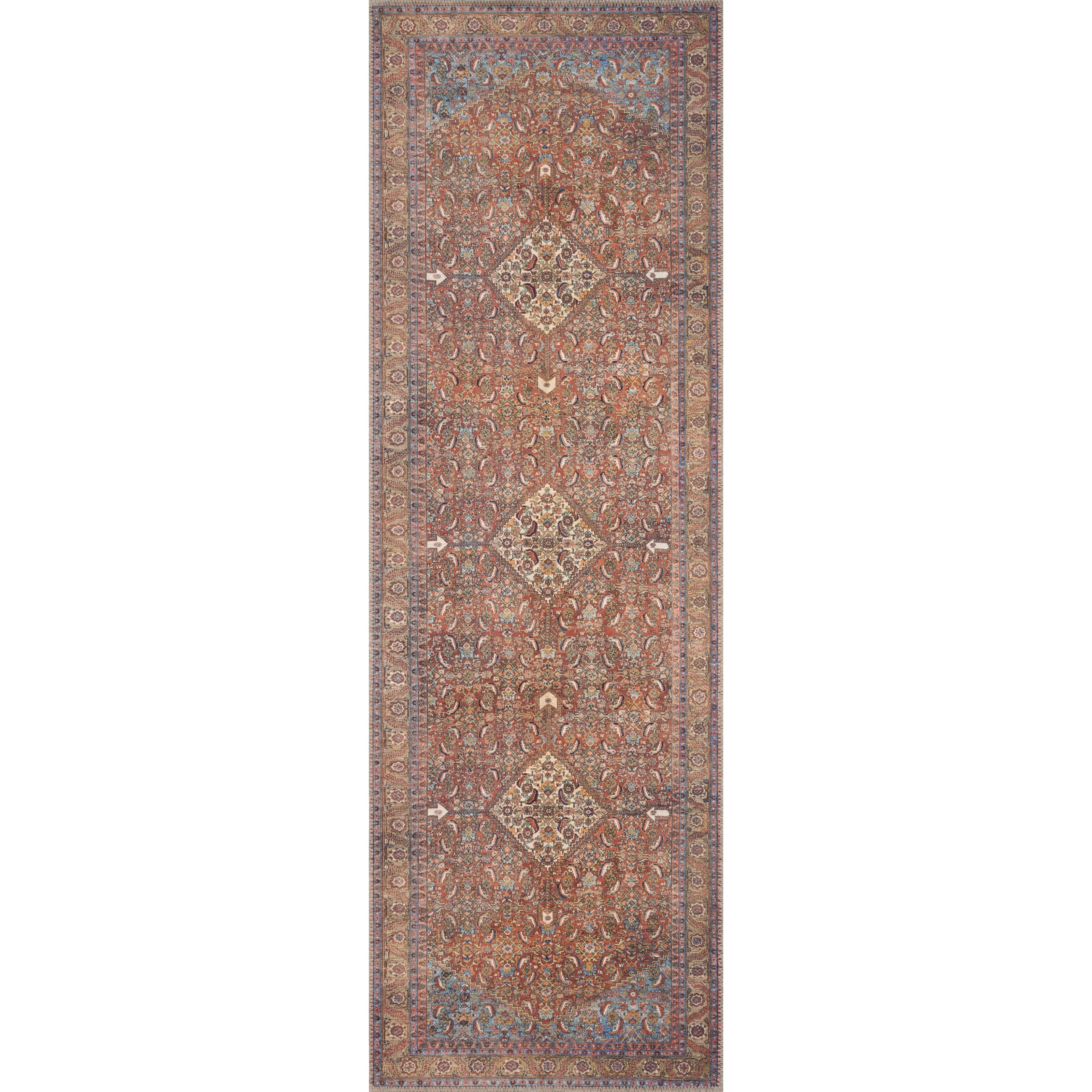 Loloi Rugs Loren 8'4" x 11'6" Red / Multi Rug
