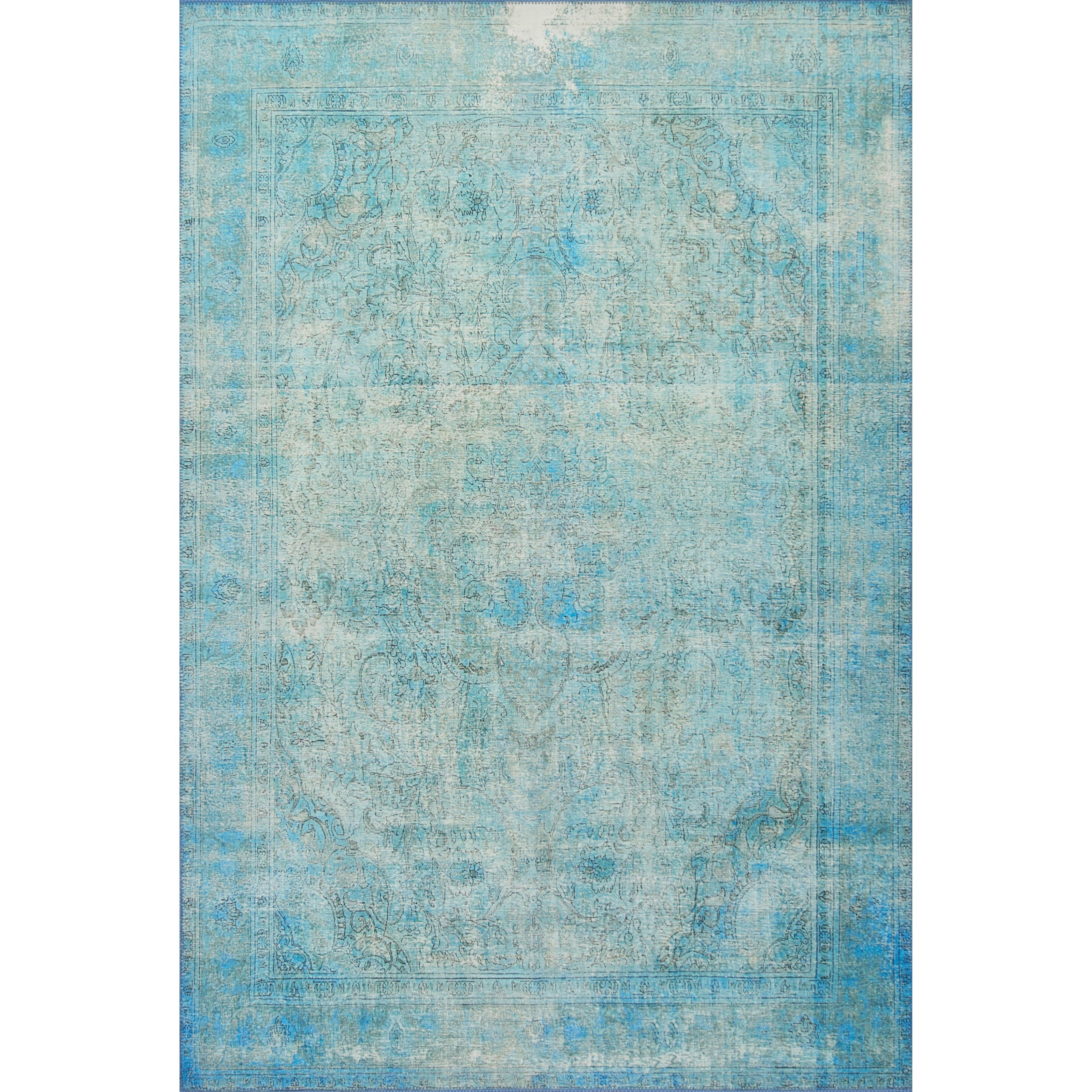 Loloi Rugs Loren 8'4" x 11'6" Aqua Rug