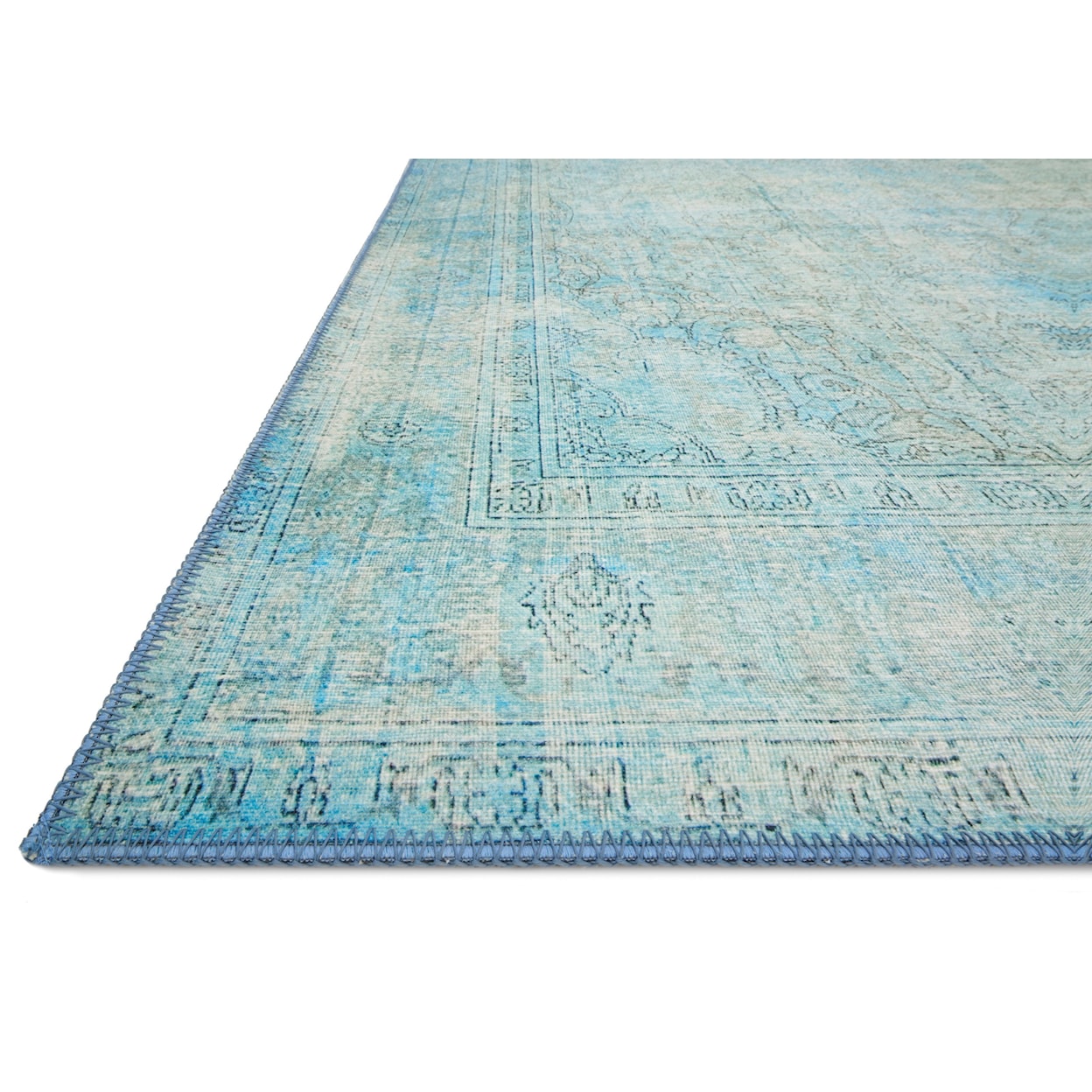 Loloi Rugs Loren 8'4" x 11'6" Aqua Rug