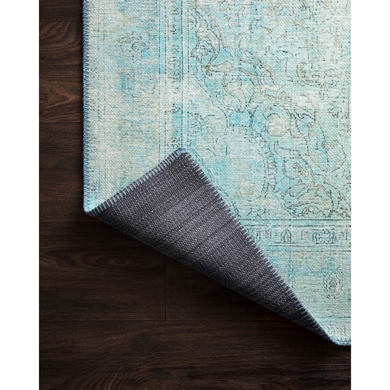 Reeds Rugs Loren 8'4" x 11'6" Aqua Rug