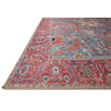 Reeds Rugs Loren 1'6" x 1'6"  Blue / Red Rug