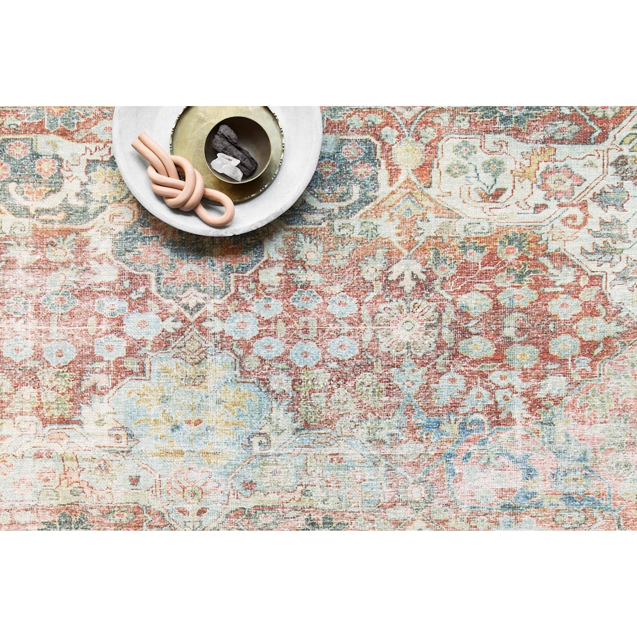 Loloi Rugs Loren 2'6" x 7'6" Brick / Multi Rug