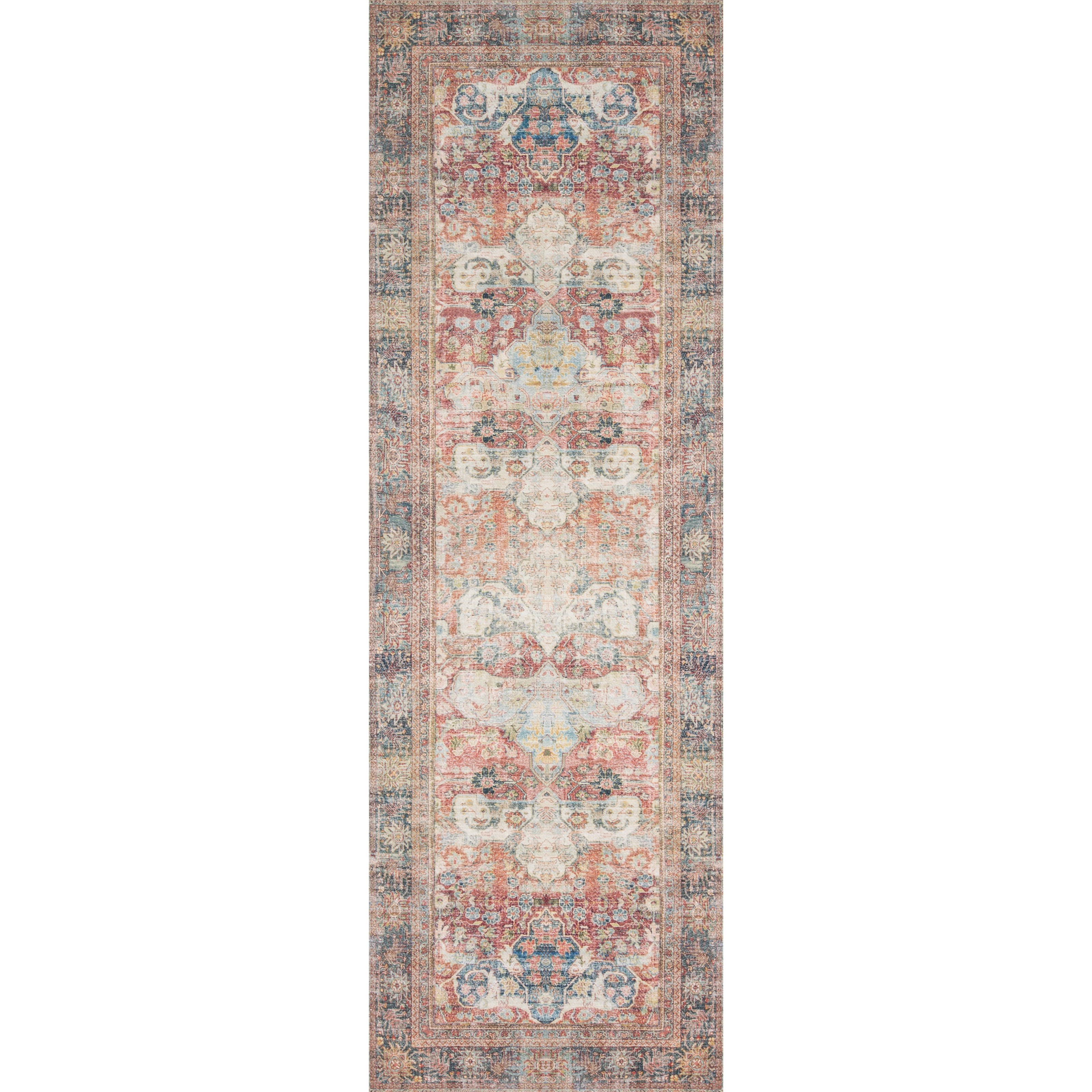 Loloi Rugs Loren 7'6" x 9'6" Brick / Multi Rug