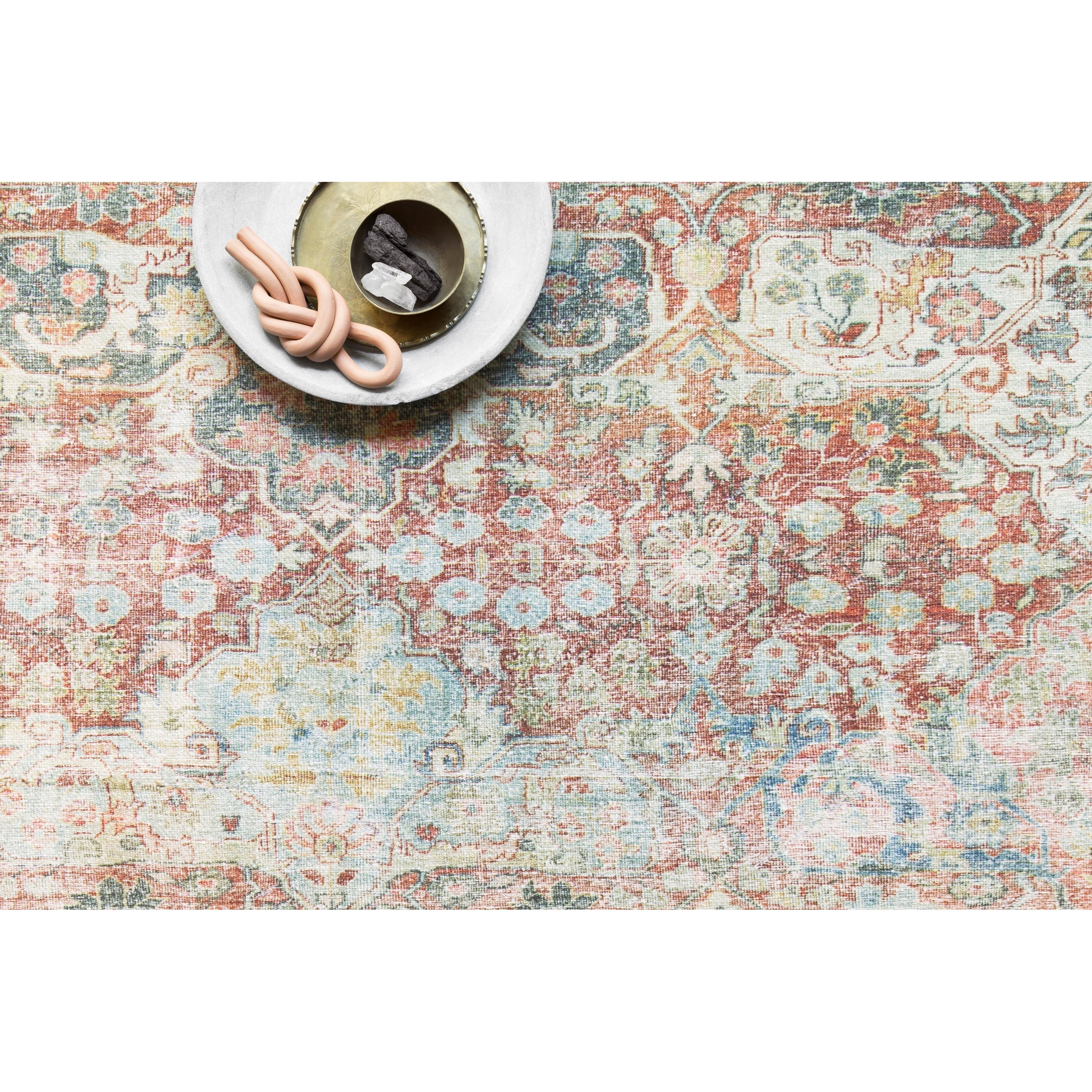 Loloi Rugs Loren 7'6" x 9'6" Brick / Multi Rug