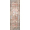 Reeds Rugs Loren 2'6" x 7'6" Terracotta / Sky Rug