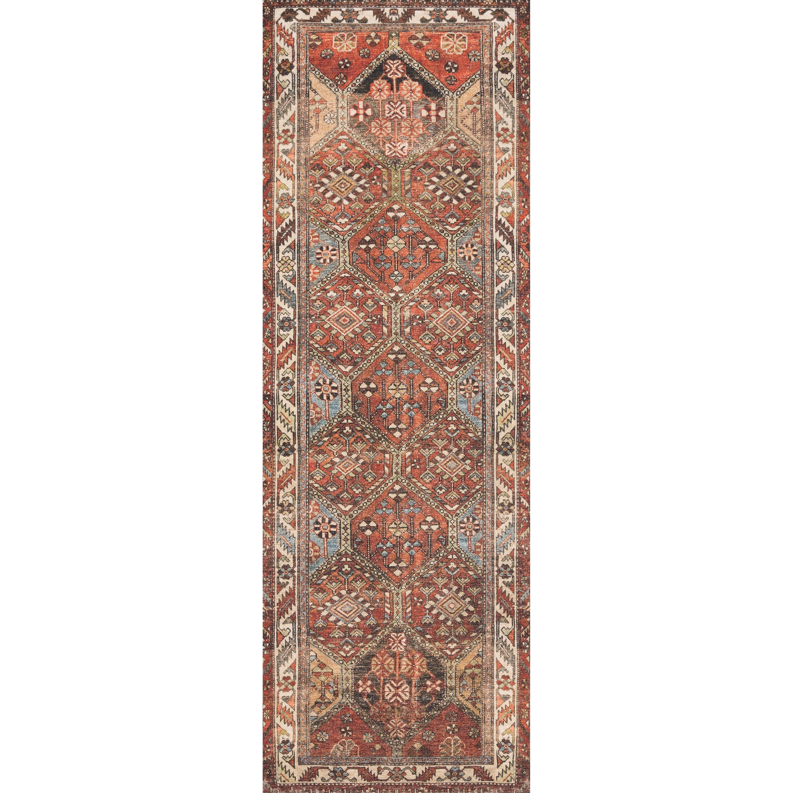 Loloi Rugs Loren 2'6" x 7'6" Spice / Multi Rug