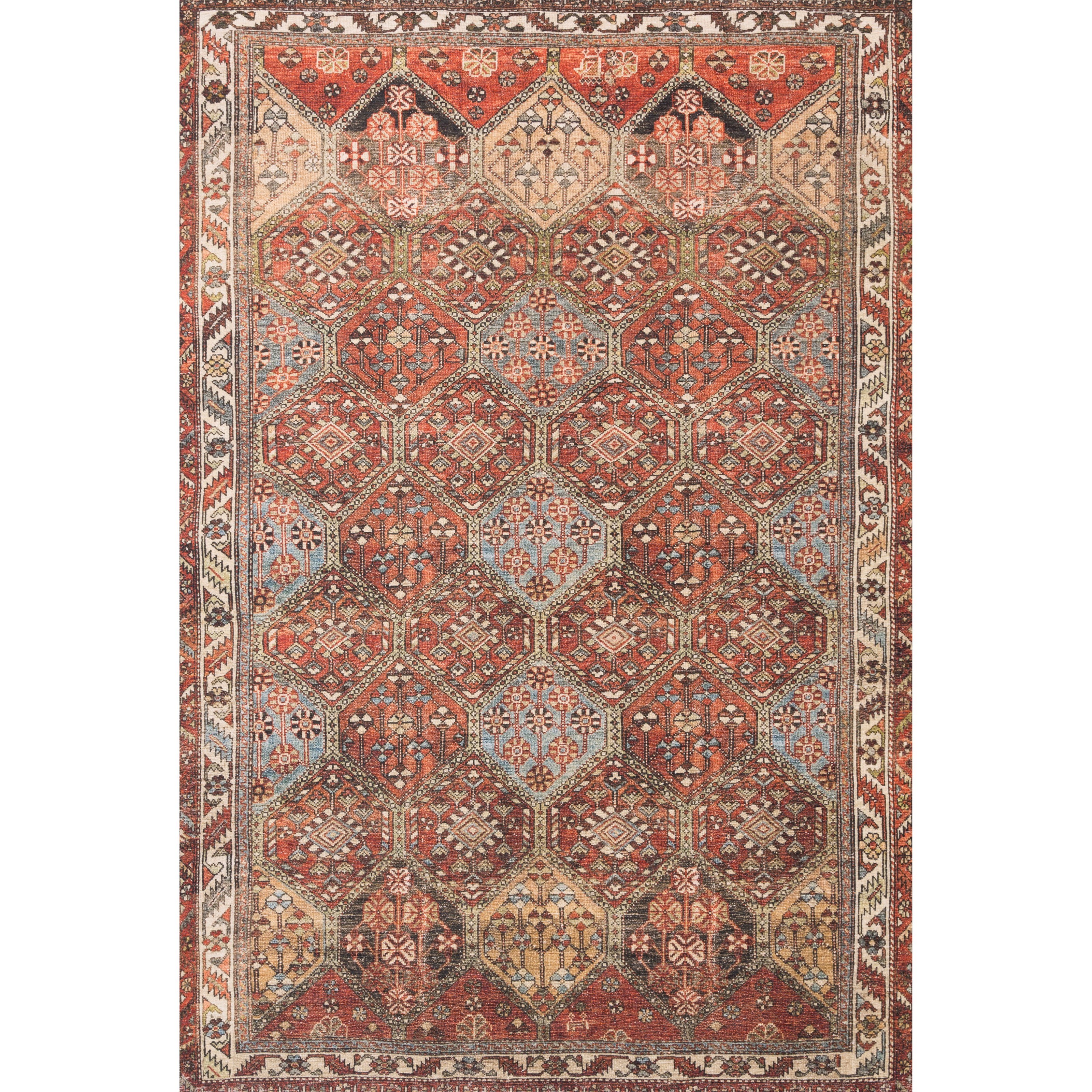 Loloi Rugs Loren 7'6" x 9'6" Spice / Multi Rug
