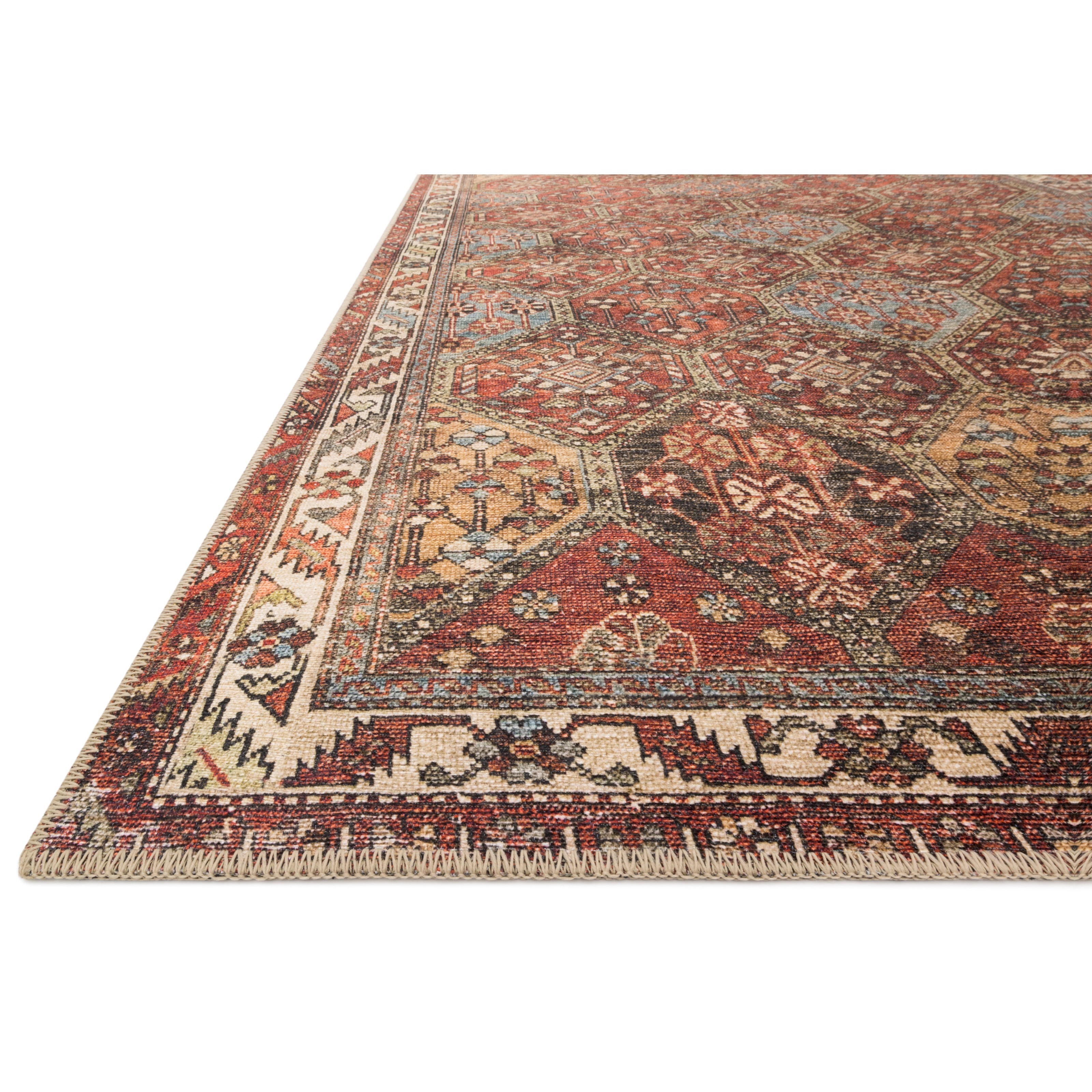 Loloi Rugs Loren 7'6" x 9'6" Spice / Multi Rug