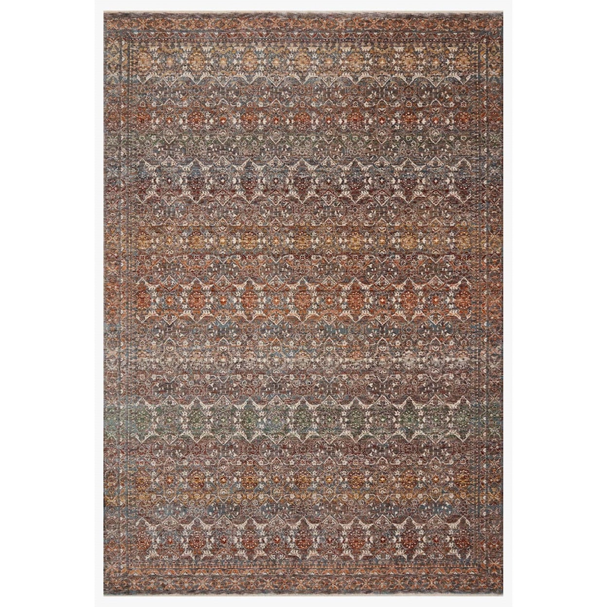 Loloi Rugs Lourdes 2'7" x 10'0" Stone / Multi Rug