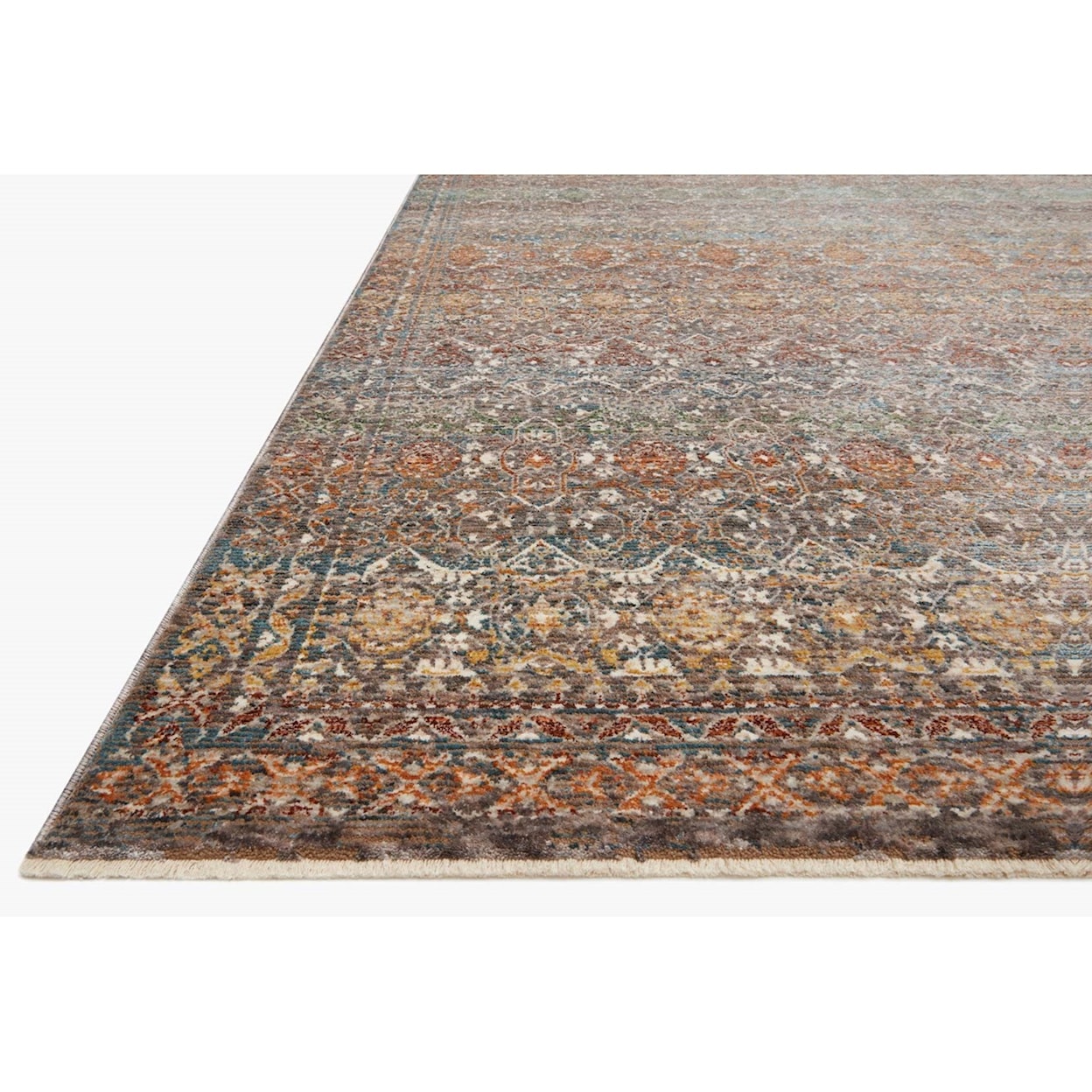 Loloi Rugs Lourdes 5'3" x 7'9" Stone / Multi Rug