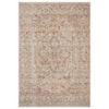 Loloi Rugs Lourdes 18" x 18"  Ivory / Spice Rug