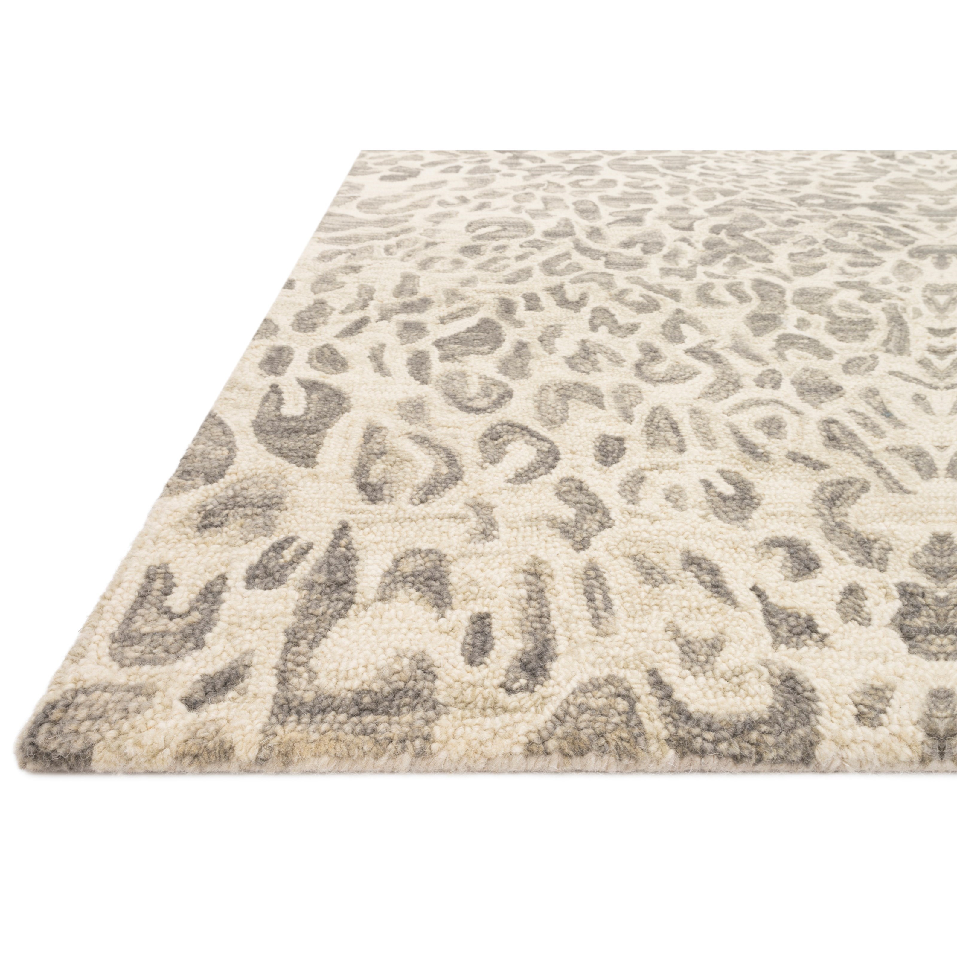 Loloi Rugs Masai 1'6" x 1'6"  Grey / Ivory Rug