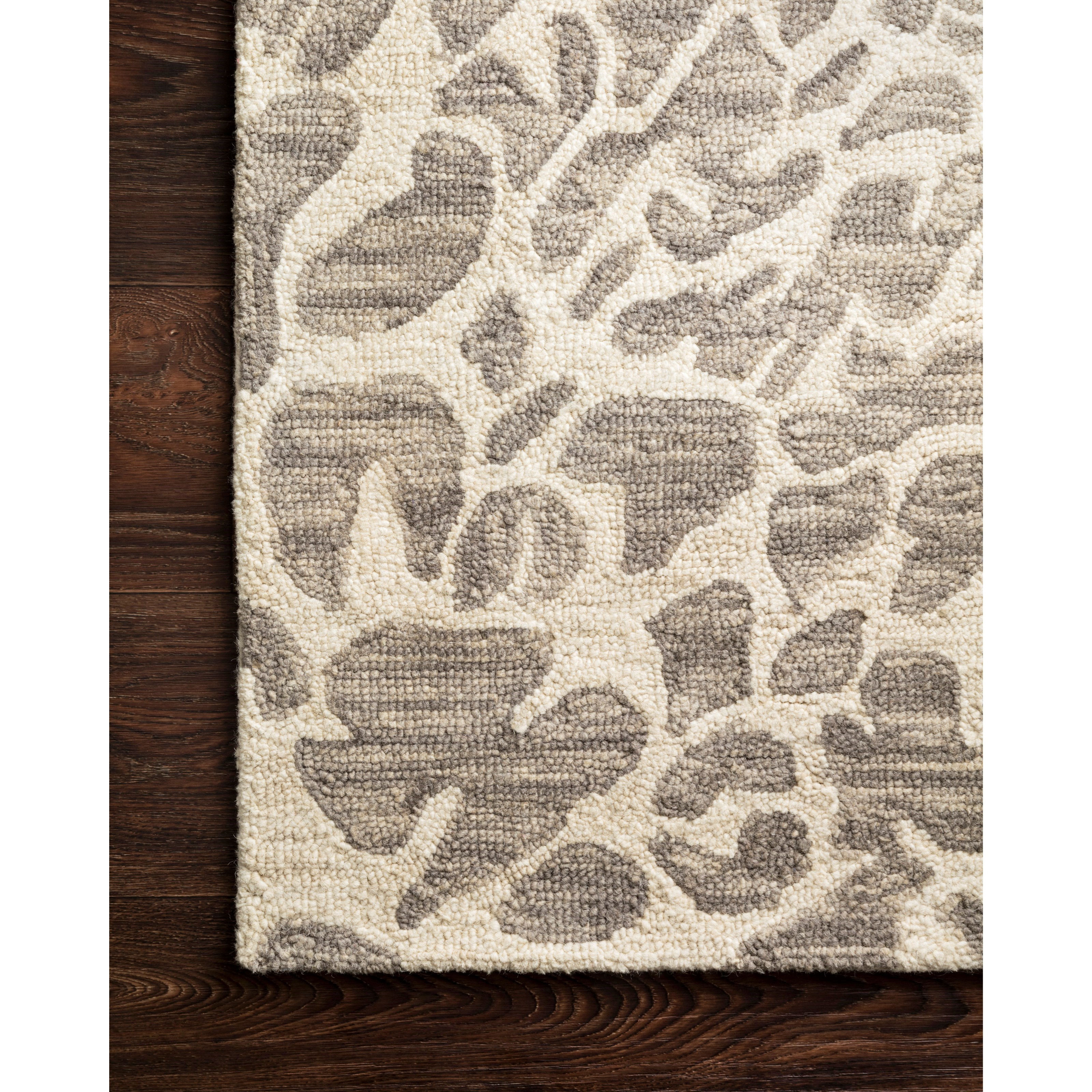 Loloi Rugs Masai 5'0" x 7'6" Grey / Ivory Rug