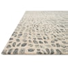 Loloi Rugs Masai 3'6" x 5'6" Silver Grey / Ivory Rug