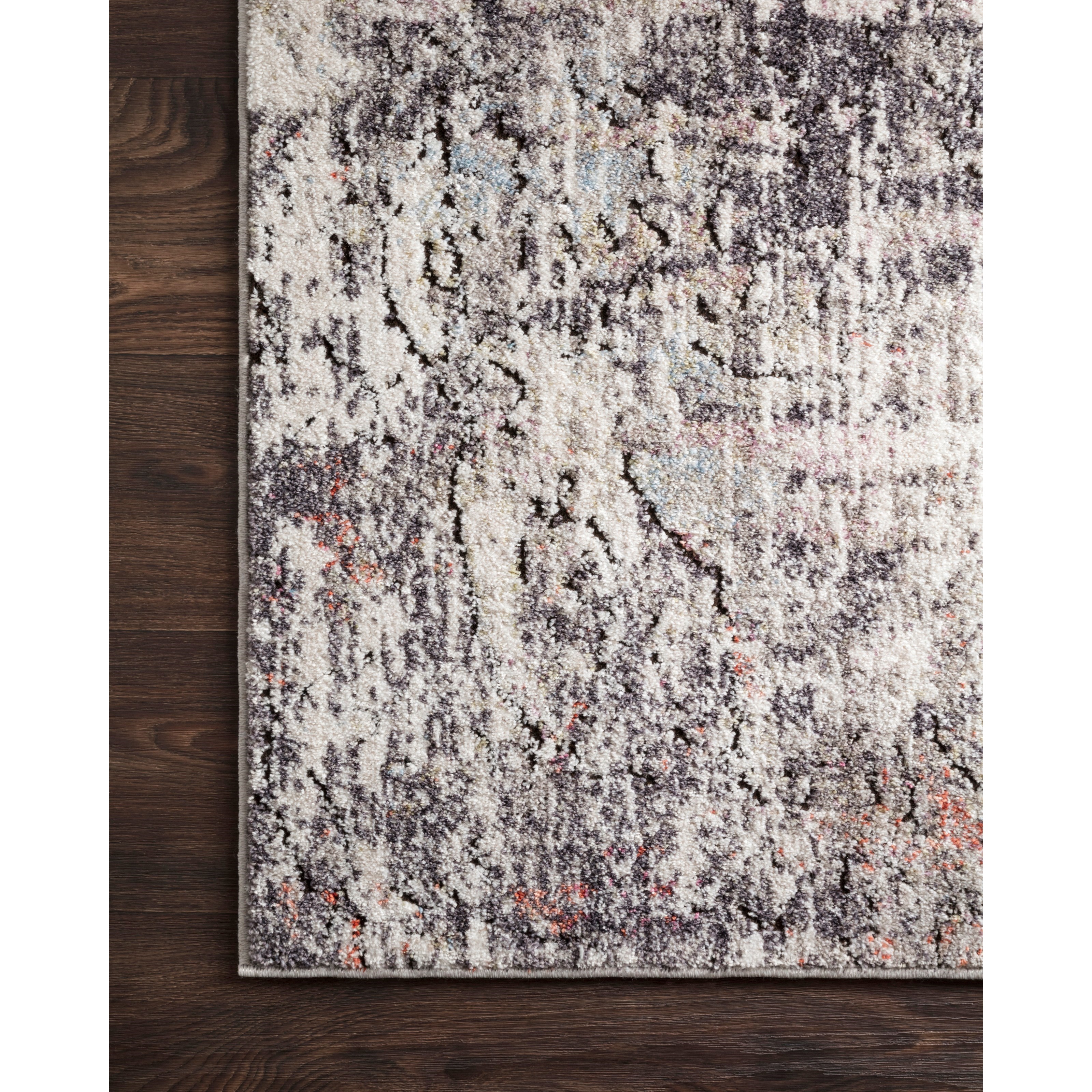 2'4" x 10' Ivory / Granite Rug