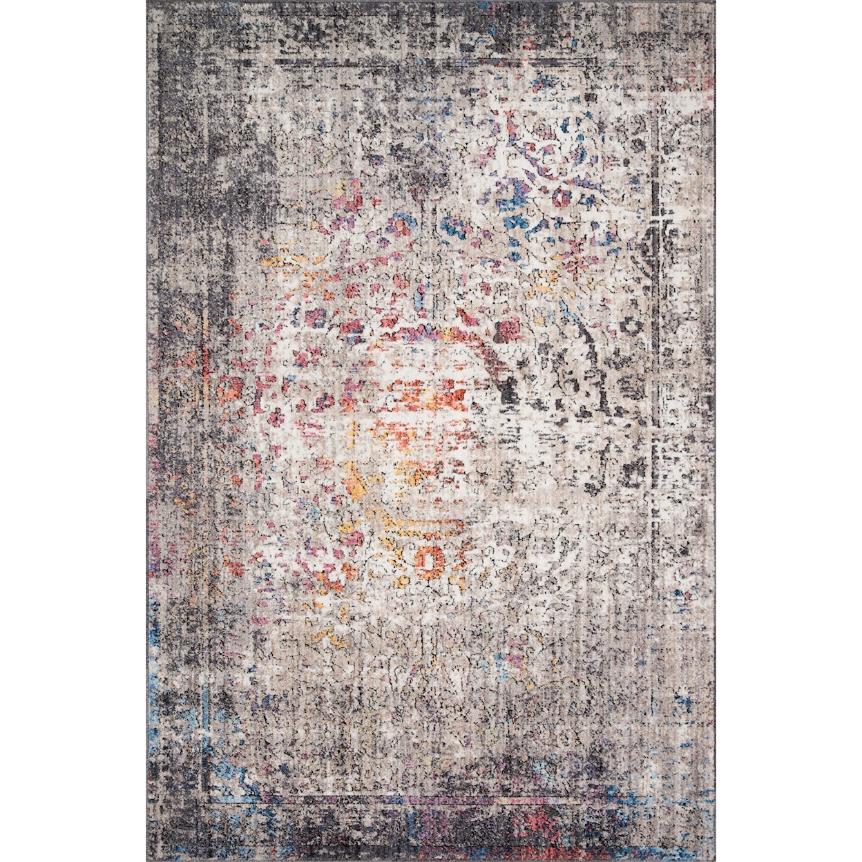 Loloi Rugs Medusa 7'10" x 10'6" Granite / Multi Rug