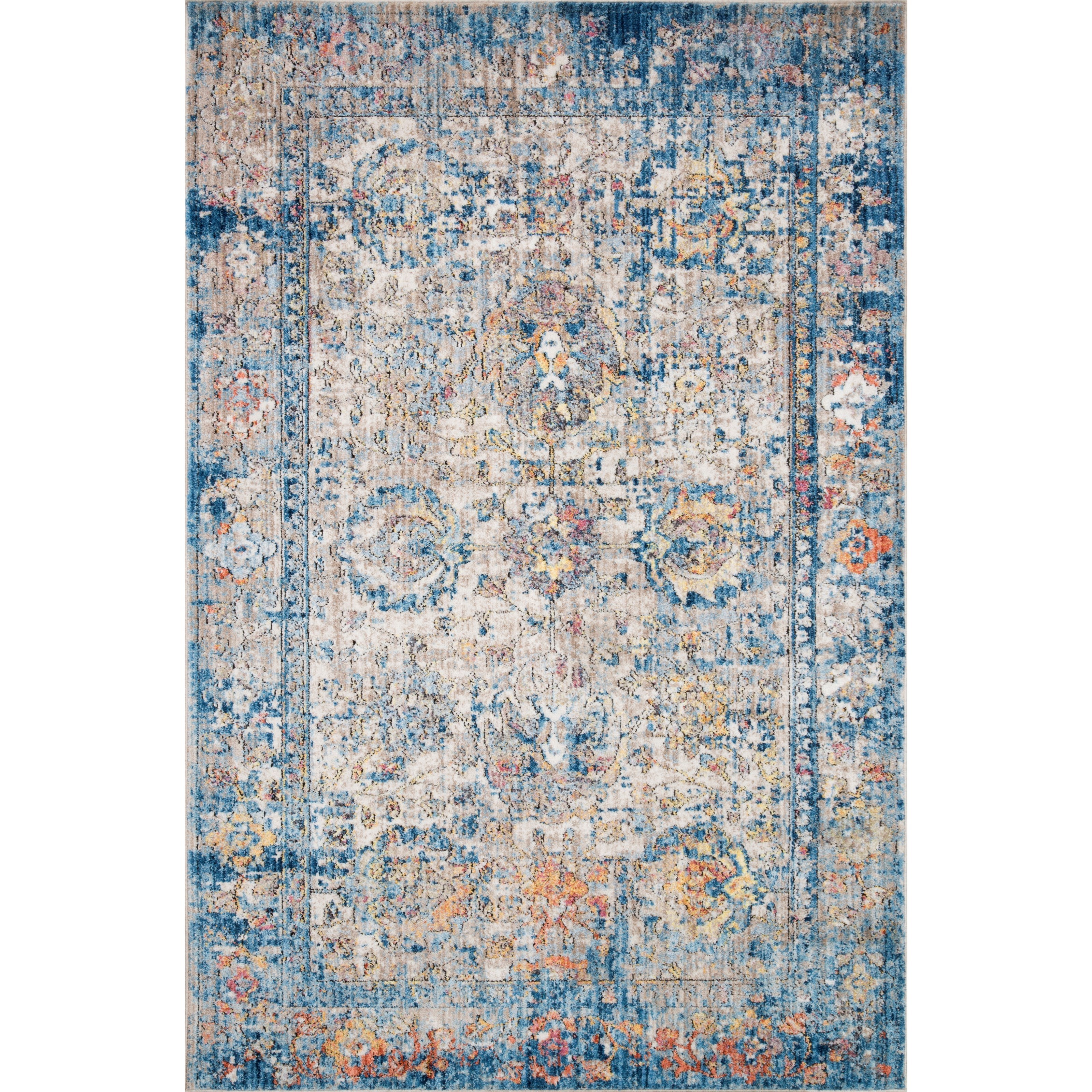 Loloi Rugs Medusa 2'4" x 4' Blue / Multi Rug