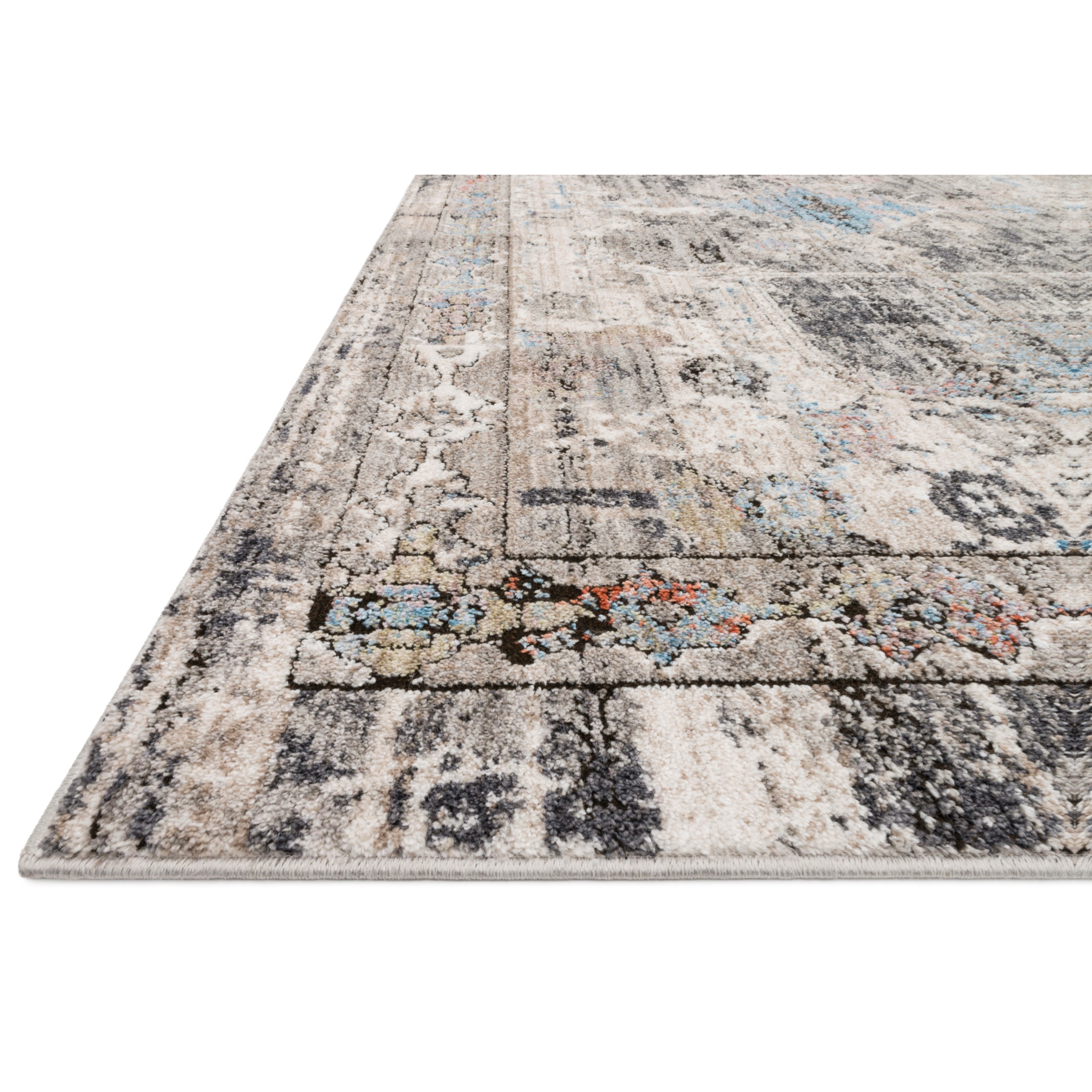 Loloi Rugs Medusa 1'6" x 1'6"  Natural / Stone Rug
