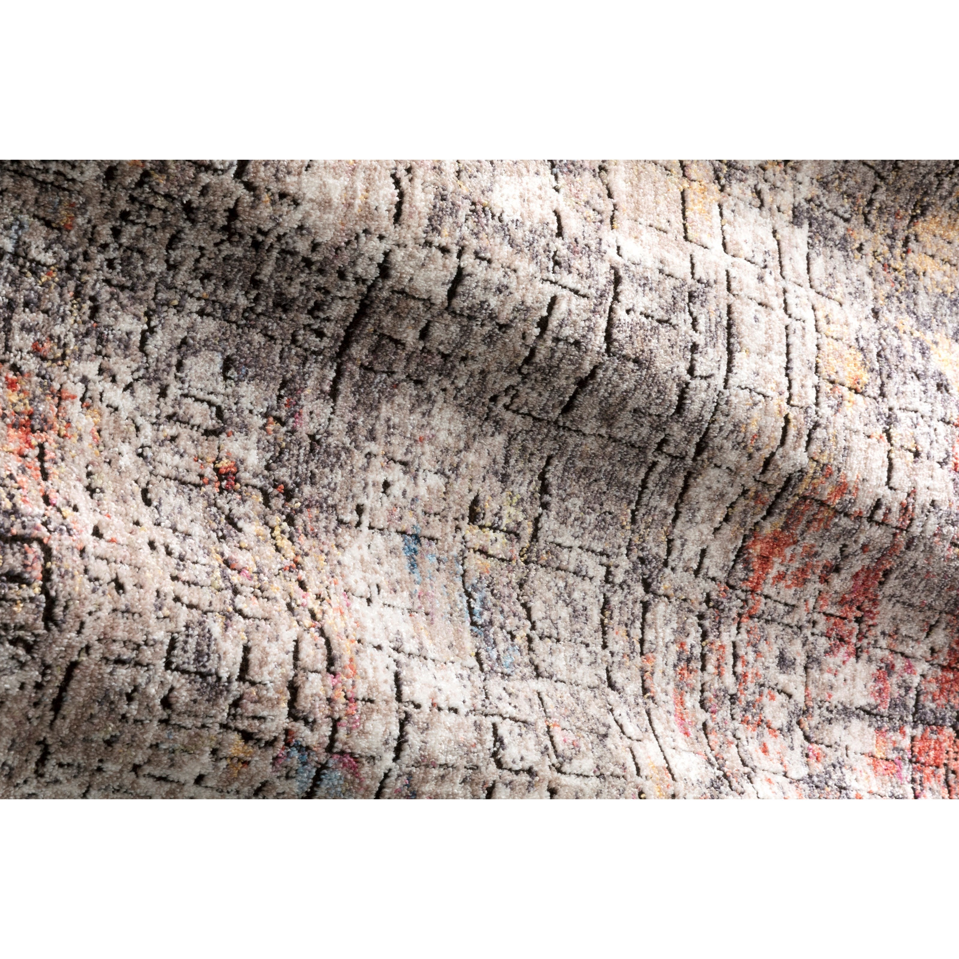 Loloi Rugs Medusa 2'4" x 10' Graphite / Sunset Rug