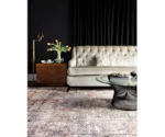 Loloi Rugs Medusa 6' x 8'8" Graphite / Sunset Rug
