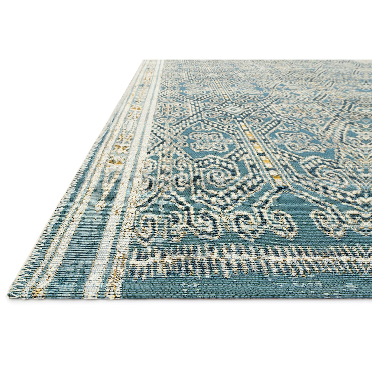 Reeds Rugs Mika 1'6" x 1'6"  Ocean Rug