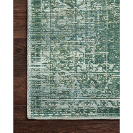 1'6" x 1'6"  Green / Mist Rug