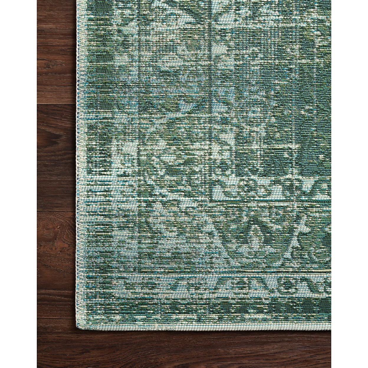 Reeds Rugs Mika 1'6" x 1'6"  Green / Mist Rug