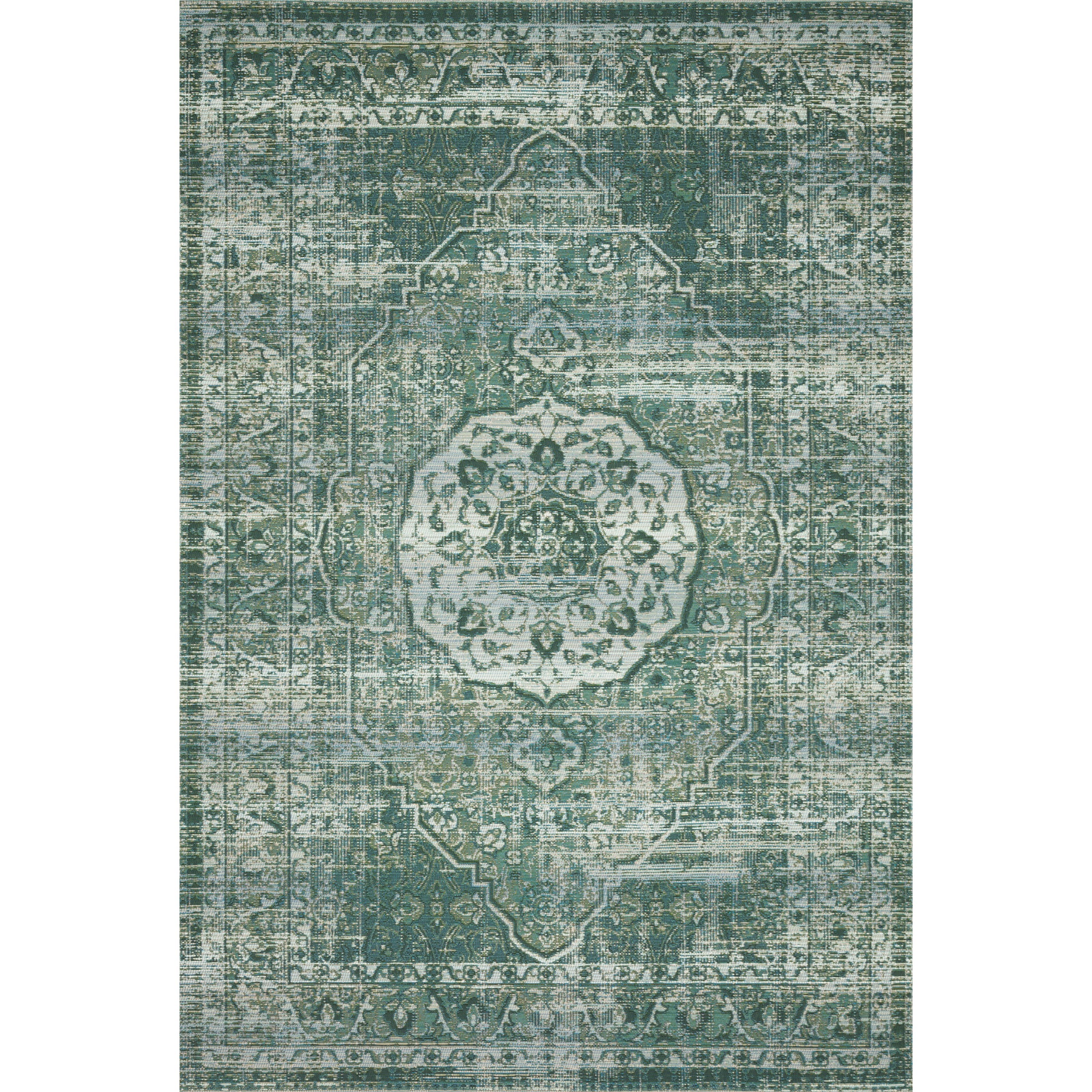Loloi Rugs Mika 5'3" x 7'8" Green / Mist Rug