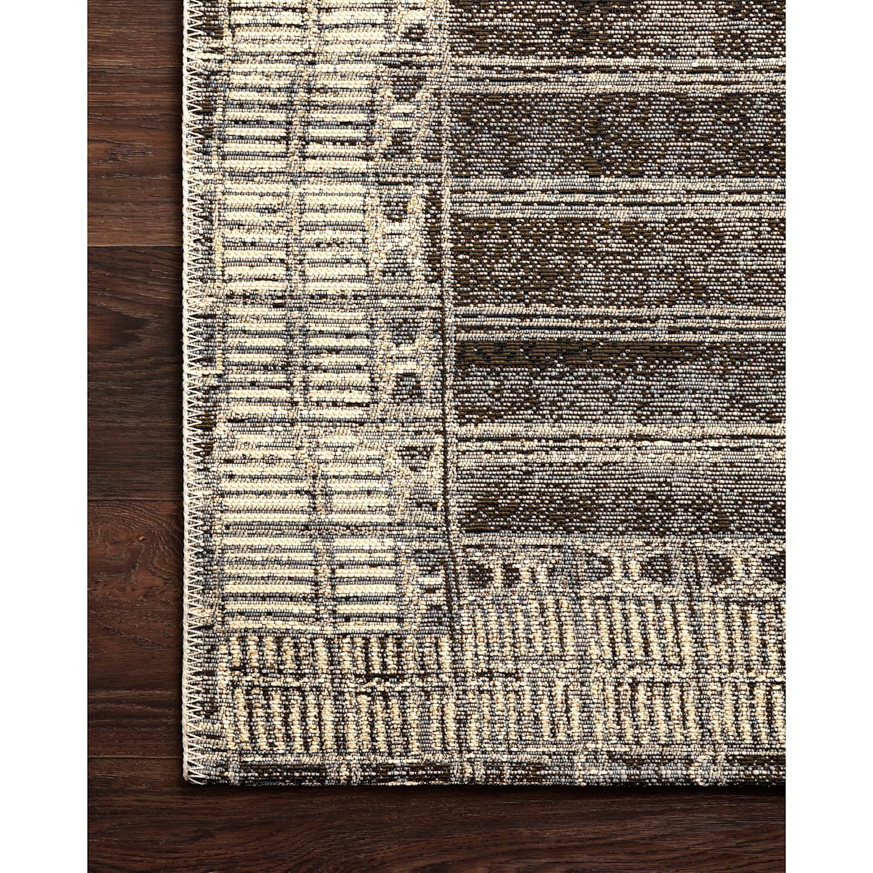 Reeds Rugs Mika 1'6" x 1'6"  Charcoal / Ivory Rug