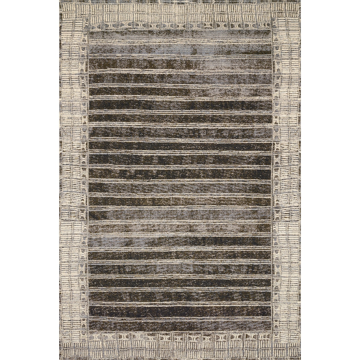 Reeds Rugs Mika 3'11" x 5'11" Charcoal / Ivory Rug