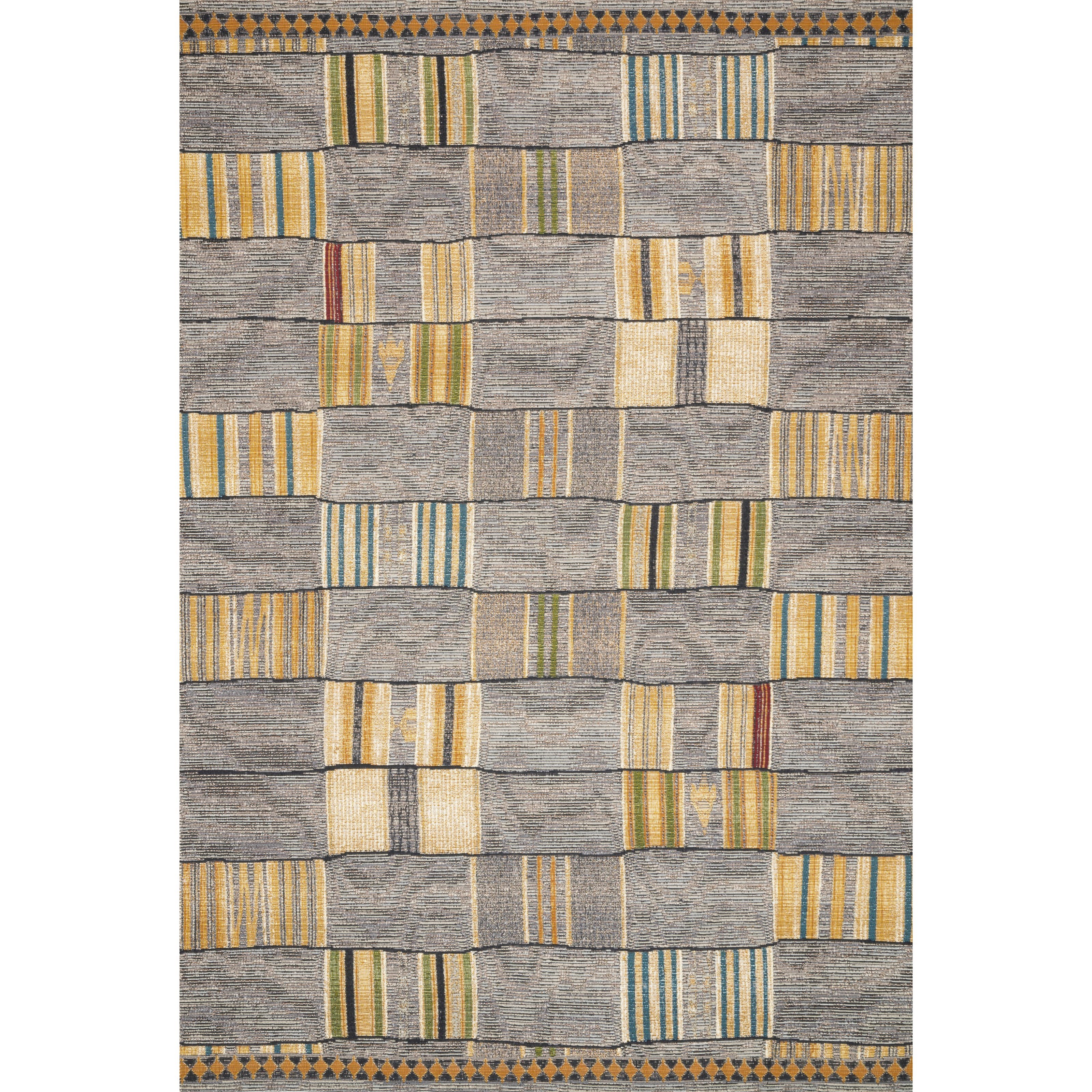 Loloi Rugs Mika 1'6" x 1'6"  Granite / Multi Rug
