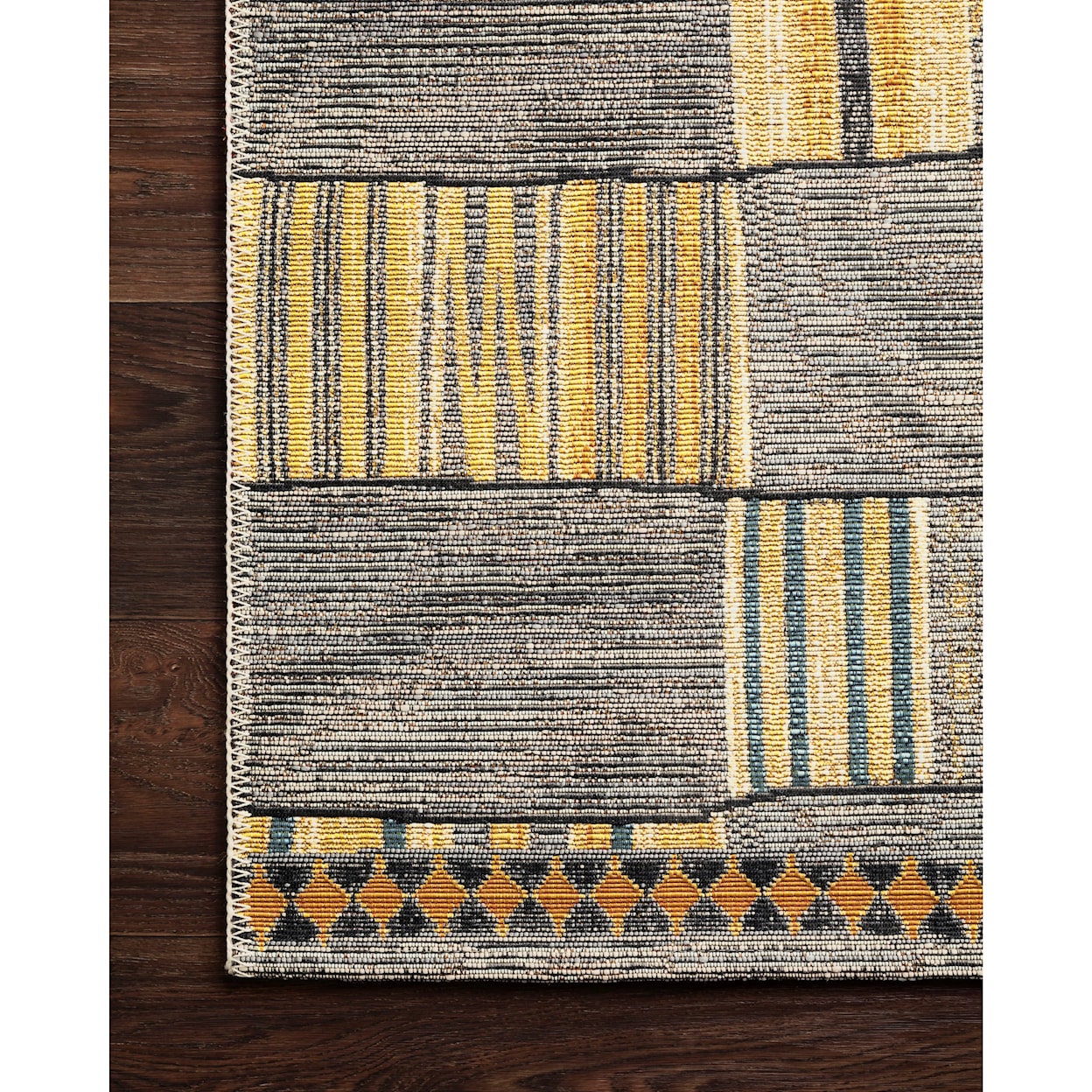 Reeds Rugs Mika 1'6" x 1'6"  Granite / Multi Rug